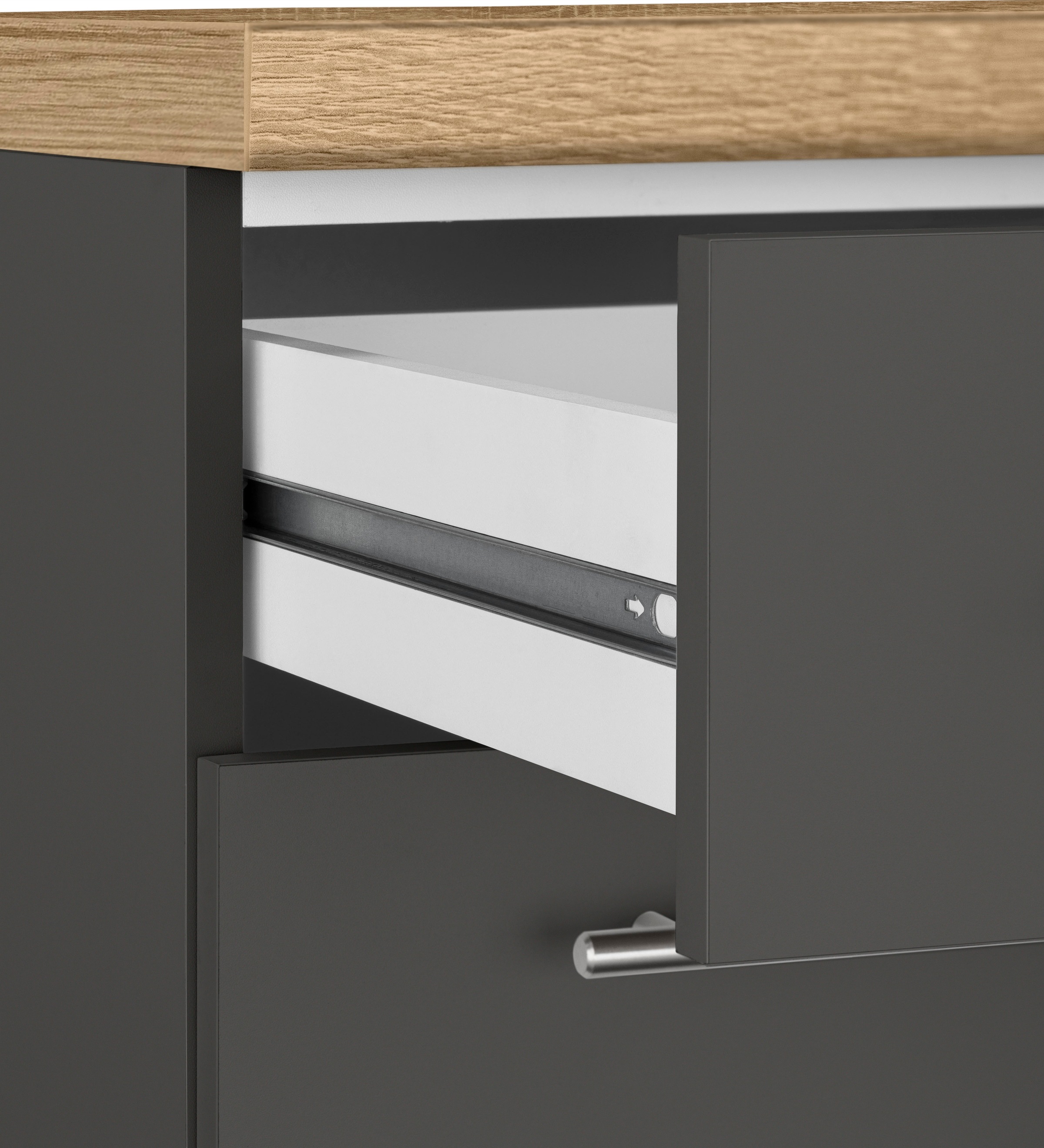 wiho Küchen Küchenzeile »Unna«, ohne E-Geräte, Breite 220 cm