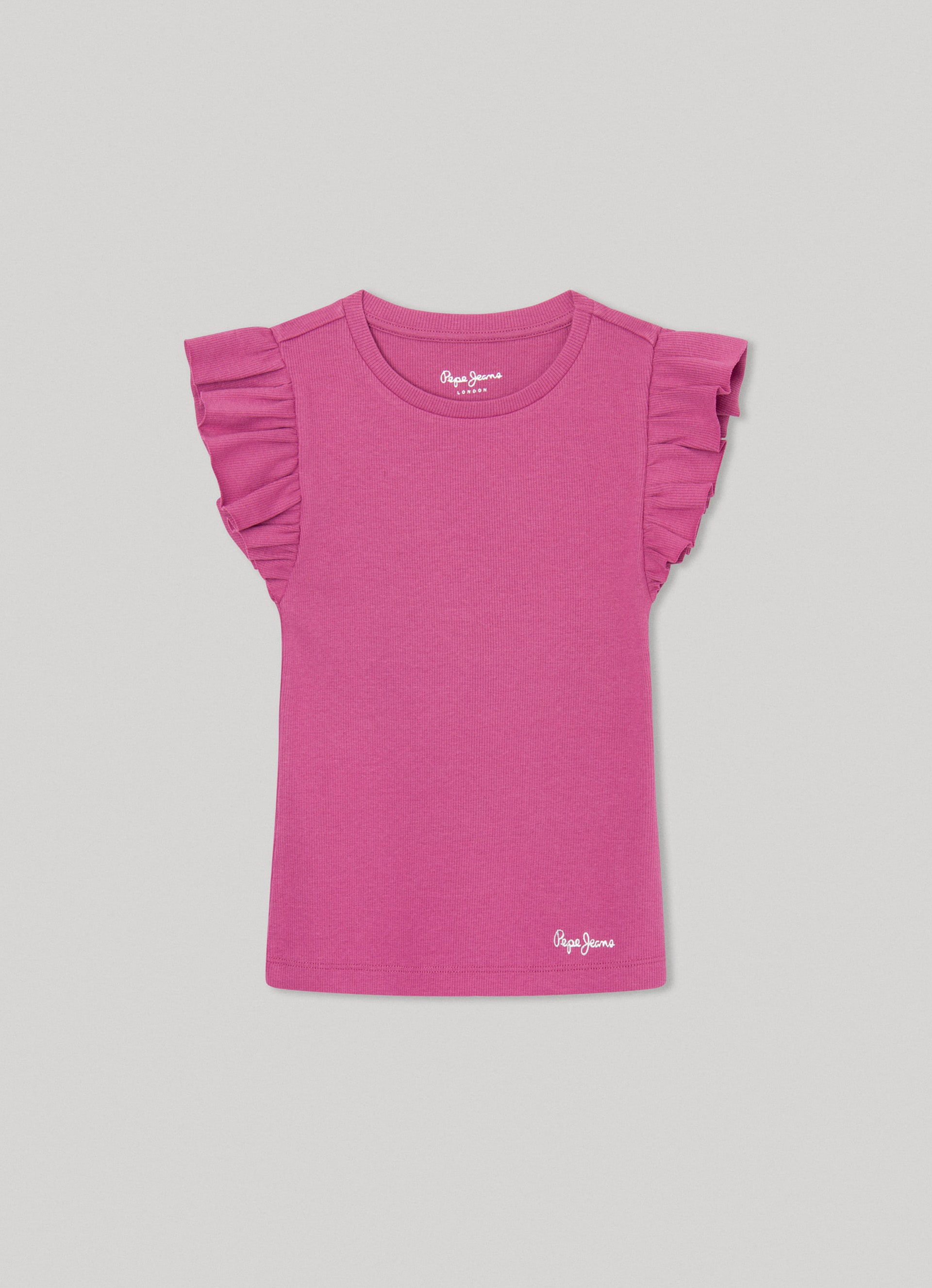 T-Shirt »QUANISE«, in feiner Rippstruktur, for GIRLS