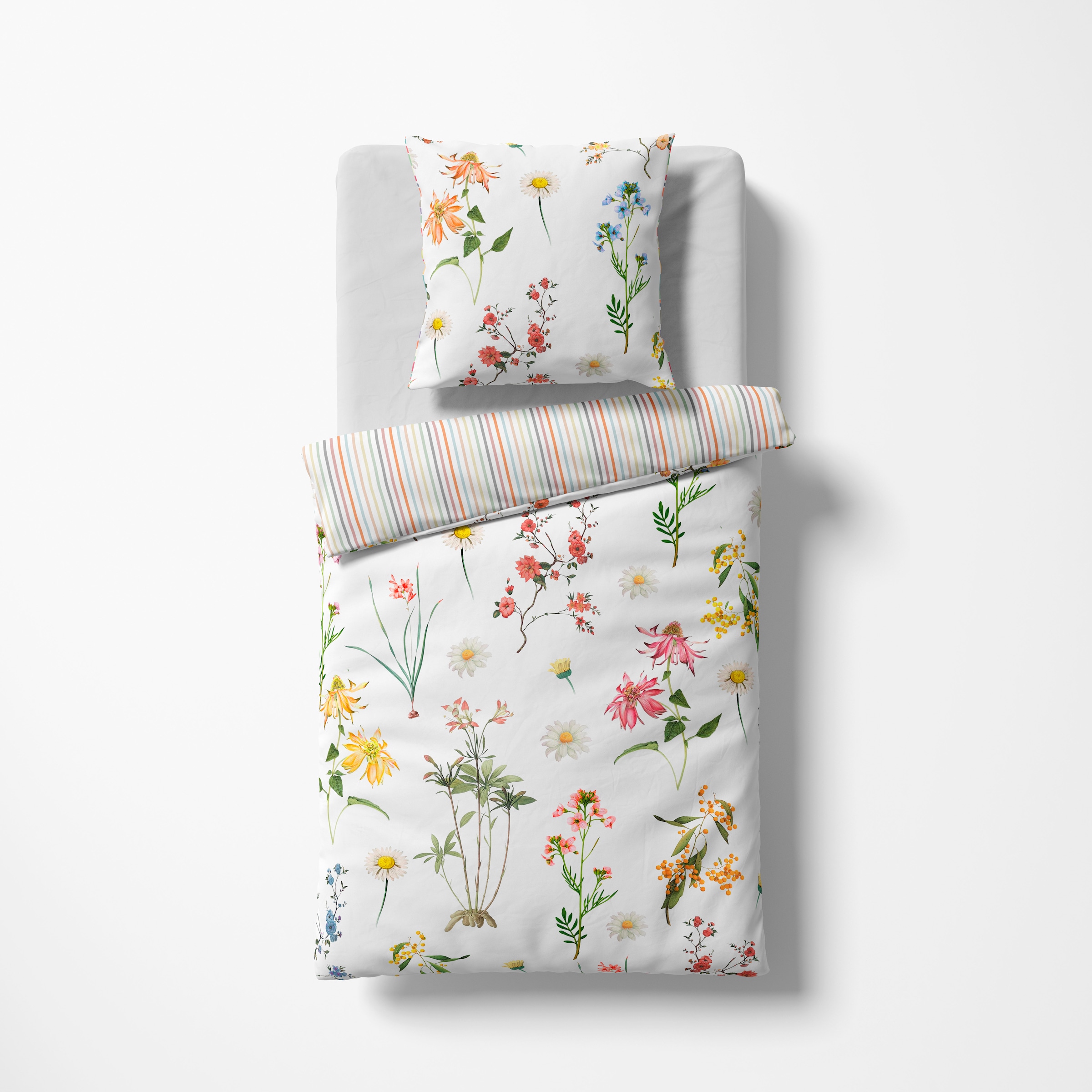 fleuresse Wendebettwäsche "Provence Cassis" 2 Stk. tlg. moderne Halbleinen- günstig online kaufen