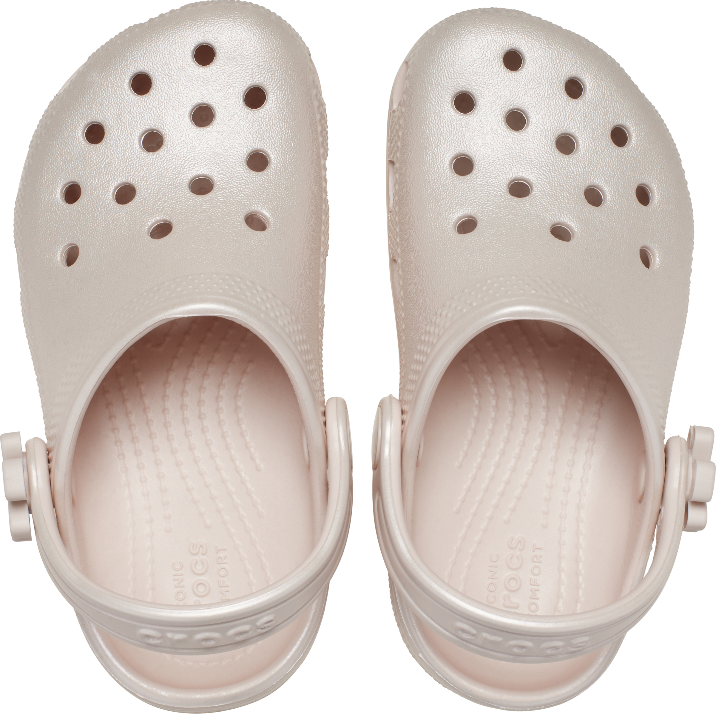 Crocs Clog »Classic Pearl Shine Clog«  Sommerschuh, Strandschuh, Sandale, Hausschuh in glänzender Optik