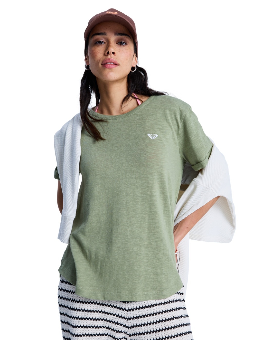 Roxy T-Shirt "Oceanwave Regular Emby" günstig online kaufen