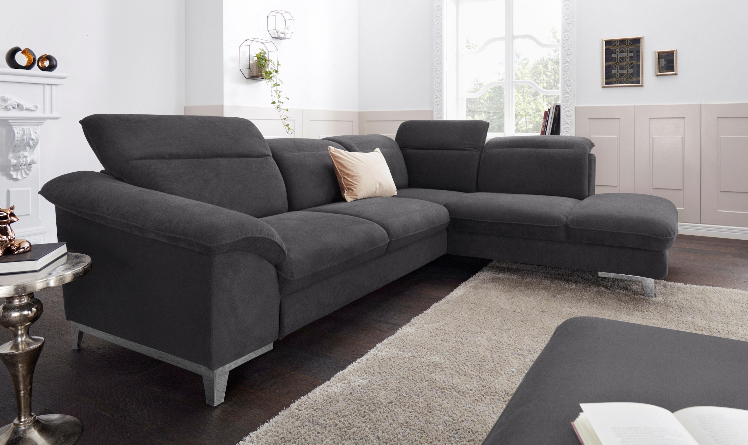 COTTA Polstergarnitur "Teresa L-Form", (Set), Set bestehend aus: Ecksofa mi günstig online kaufen