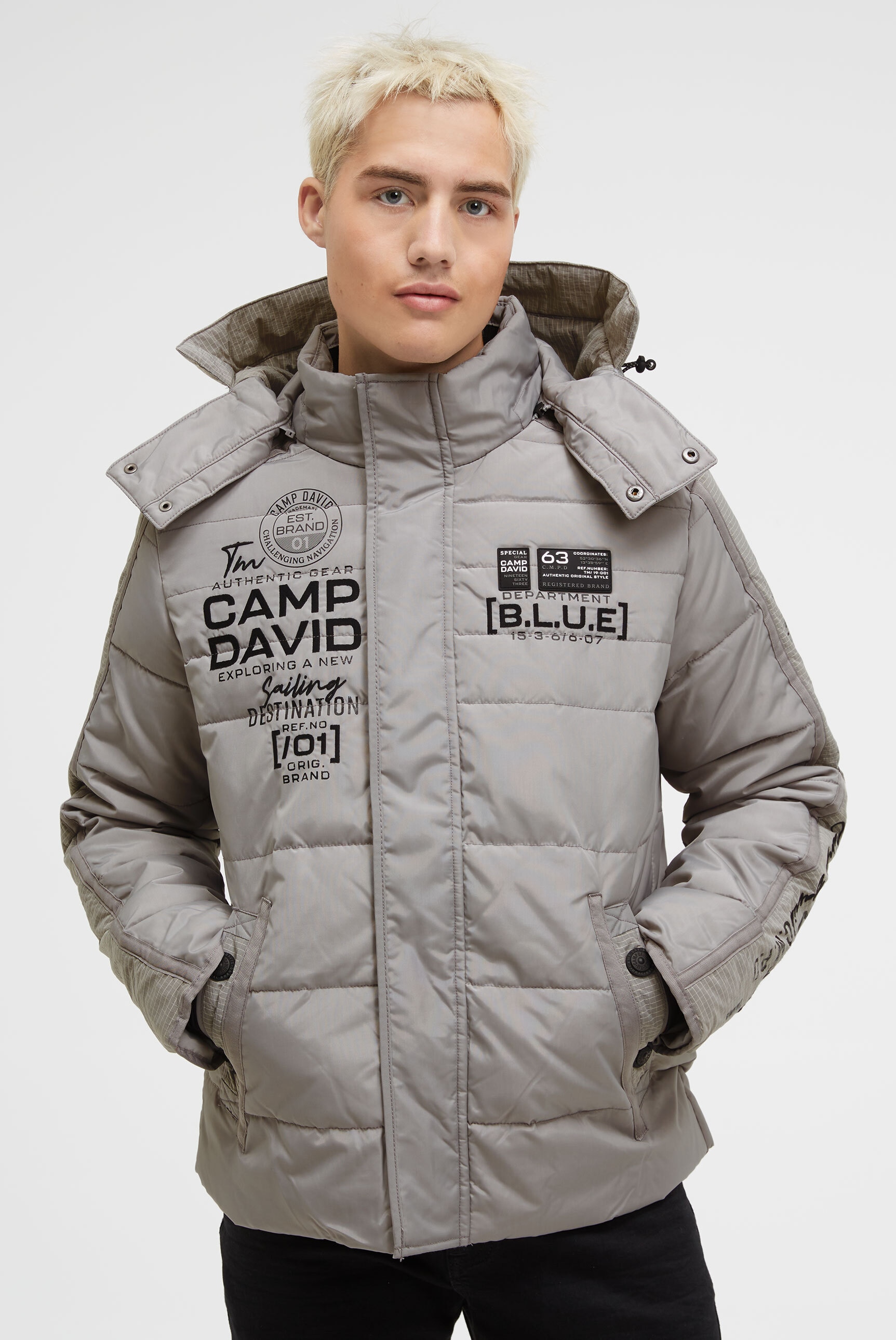 CAMP DAVID Winterjacke, mit Kapuze, mit abtrennbarer Kapuze günstig online kaufen