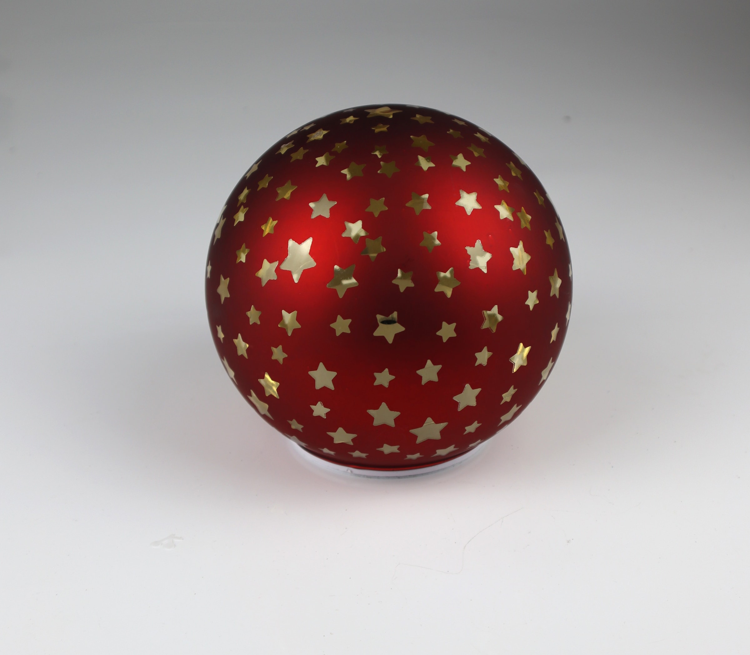 AM Design LED Dekoobjekt "Kugel Stern-Optik, drehend" Ø: 12 cm