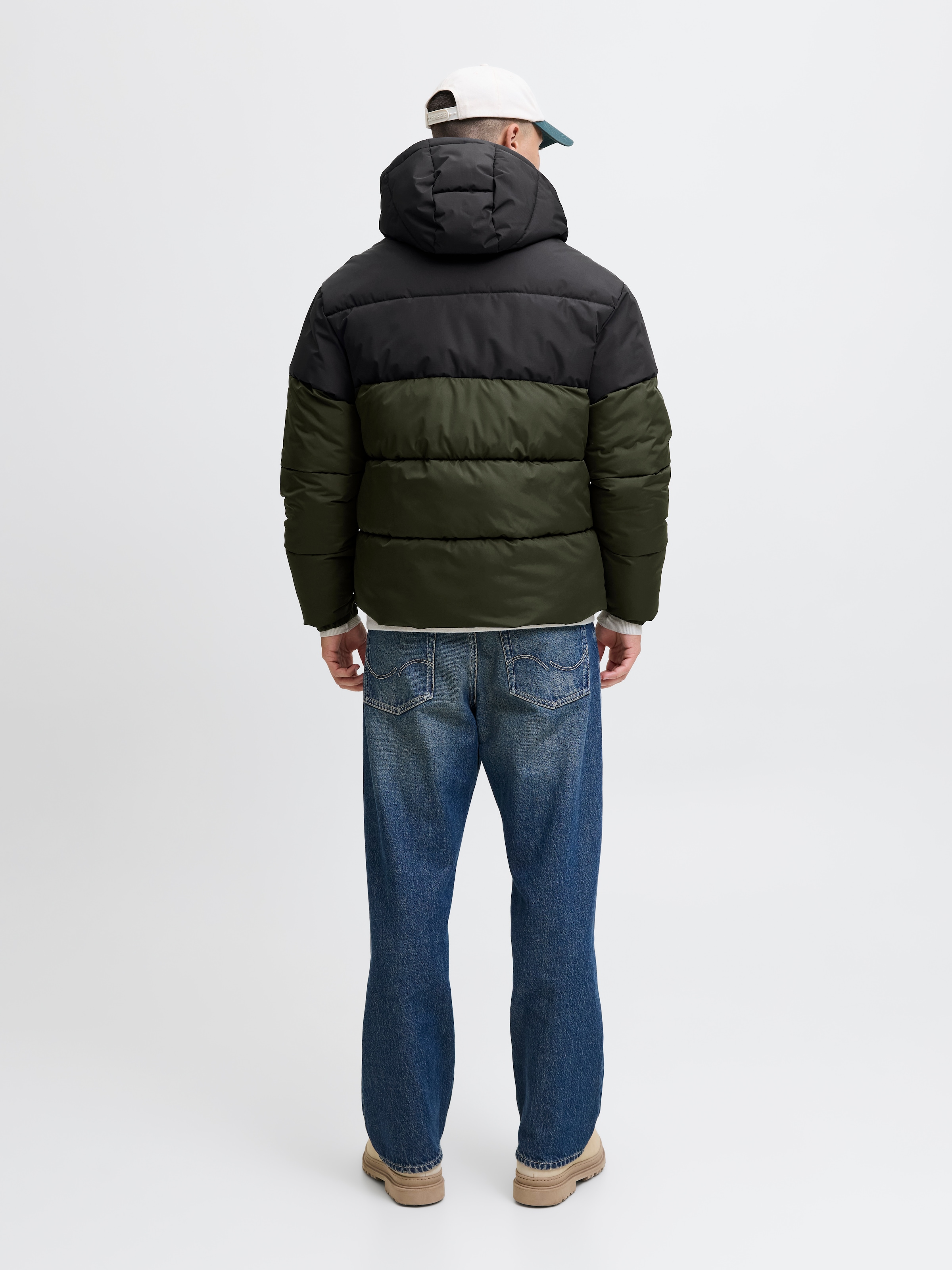 Jack & Jones Steppjacke »JJMAZE PUFFER HOOD« mit Kapuze