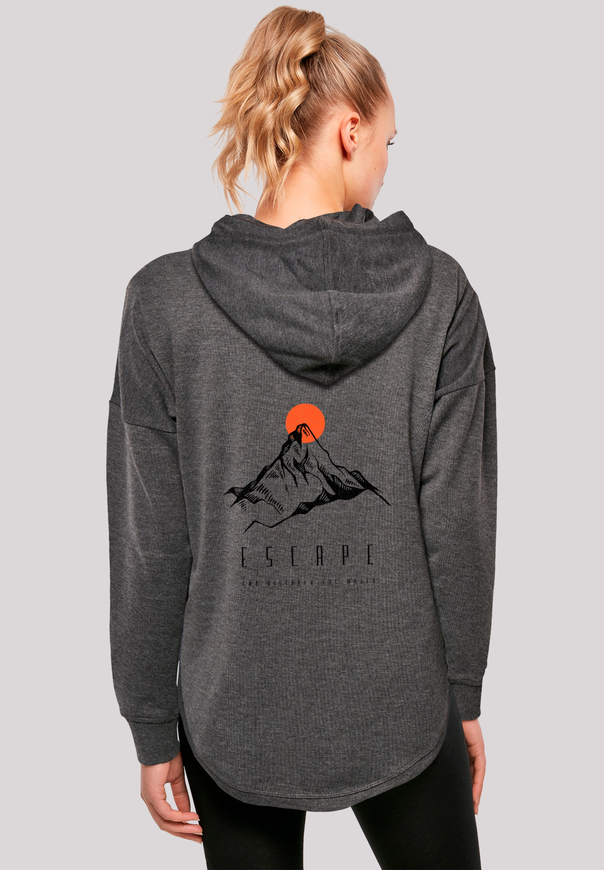 F4NT4STIC Kapuzenpullover "Oversize Escape Discover the World Mountain", Pr günstig online kaufen