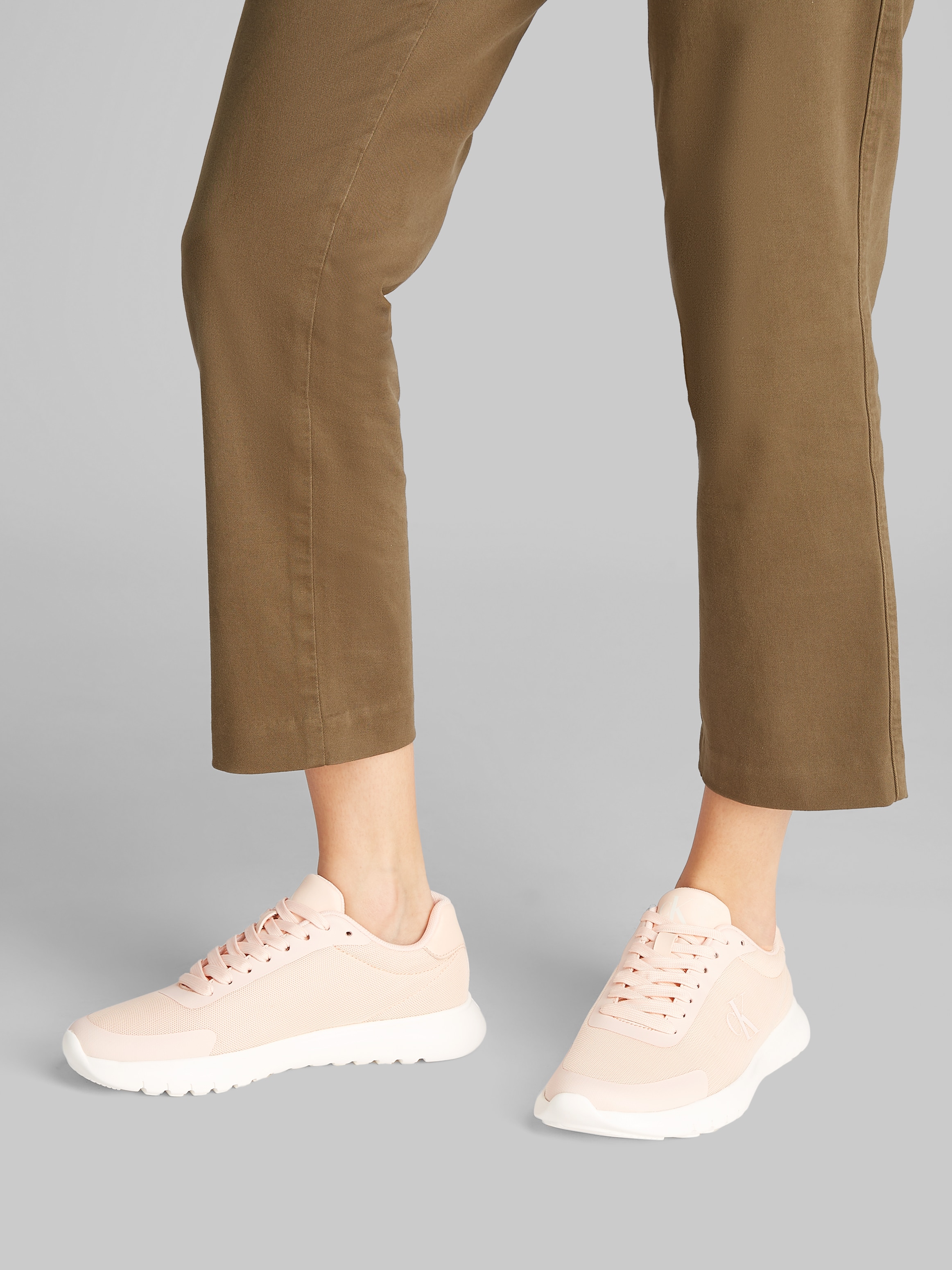 Calvin Klein Jeans Keilsneaker »3 EVA RUNNER MESH WN«, Freizeitschuh, Halbschuh, Schnürschuh mit Logoschriftzug