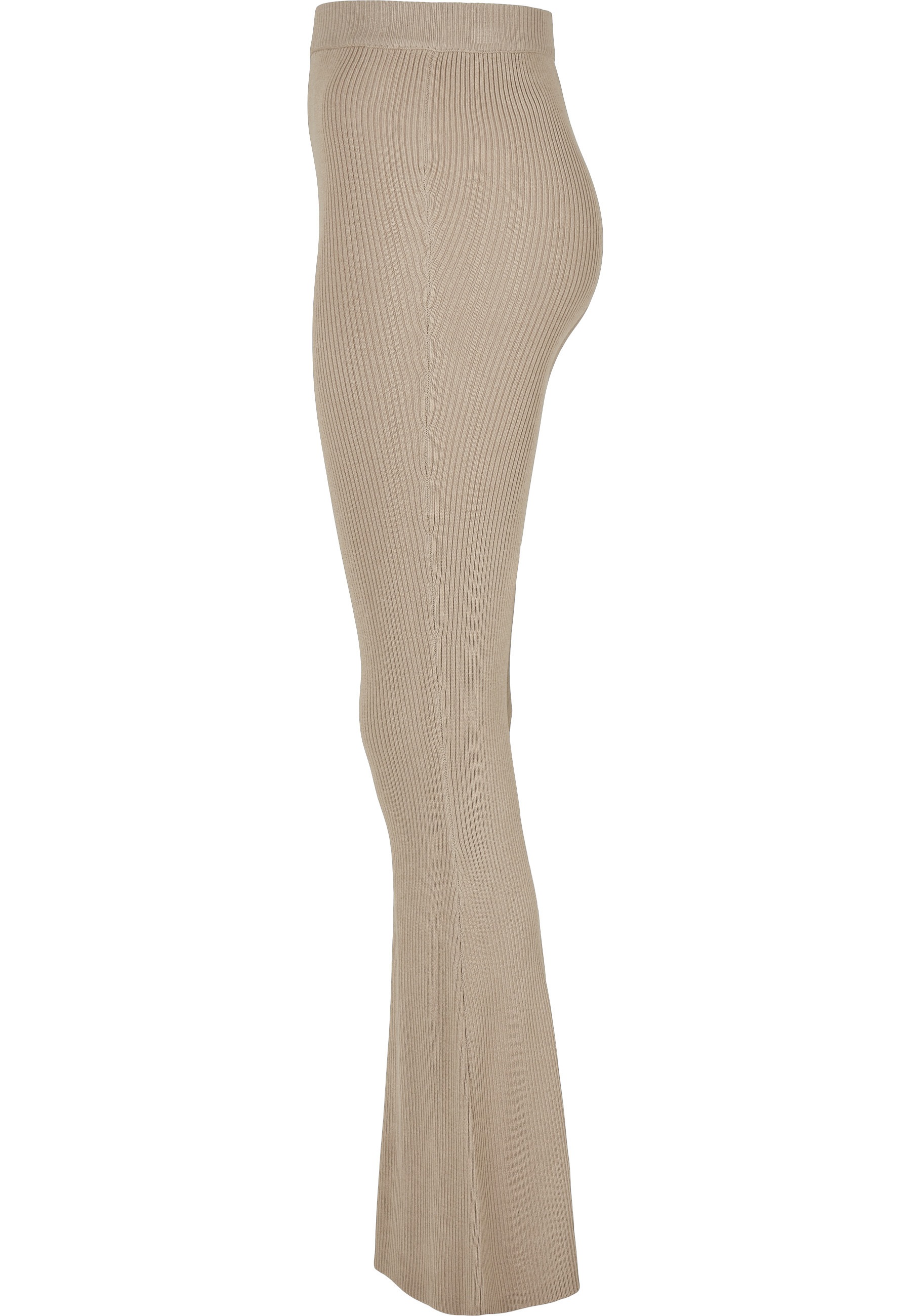 URBAN CLASSICS Leggings »Urban Classics Damen Ladies Rib Knit Bootcut Leggings«