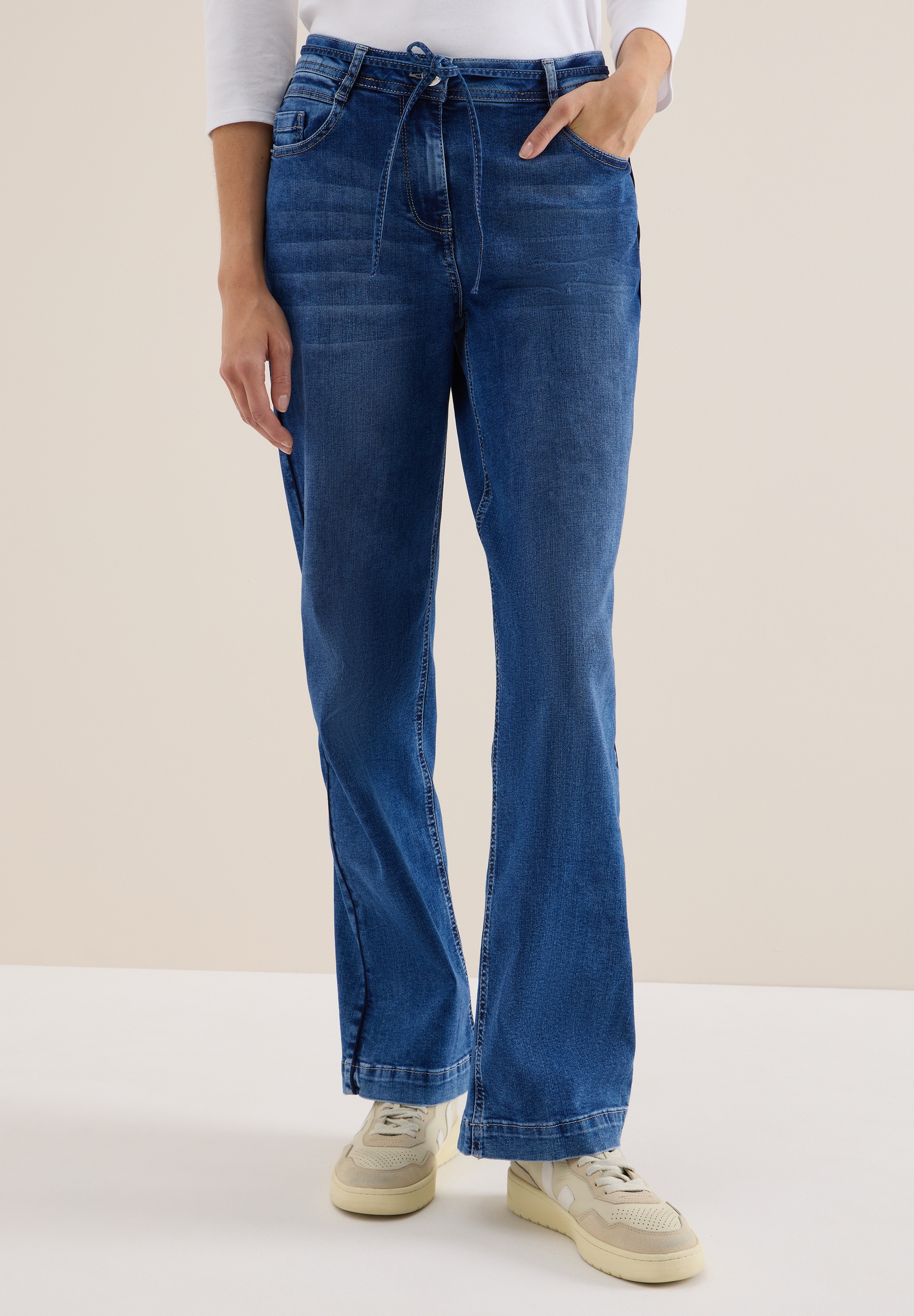 STREET ONE Loose-fit-Jeans, High Waist