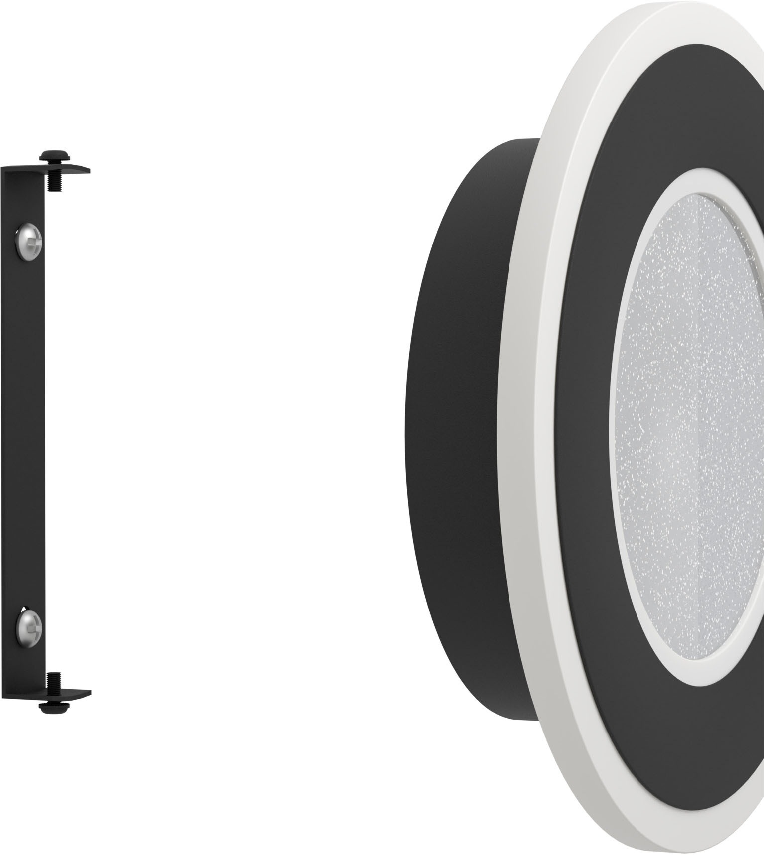 EGLO Wandleuchte »MACCHIONI Wandlampe - Stahl, Kunststoff - LED - 12W - IP20« LED-Modul 1 Stk. Neutralweiß Wandstrahler, Wandspot, Wohnzimmer, Flur, Ø20 x AL4,5 cm