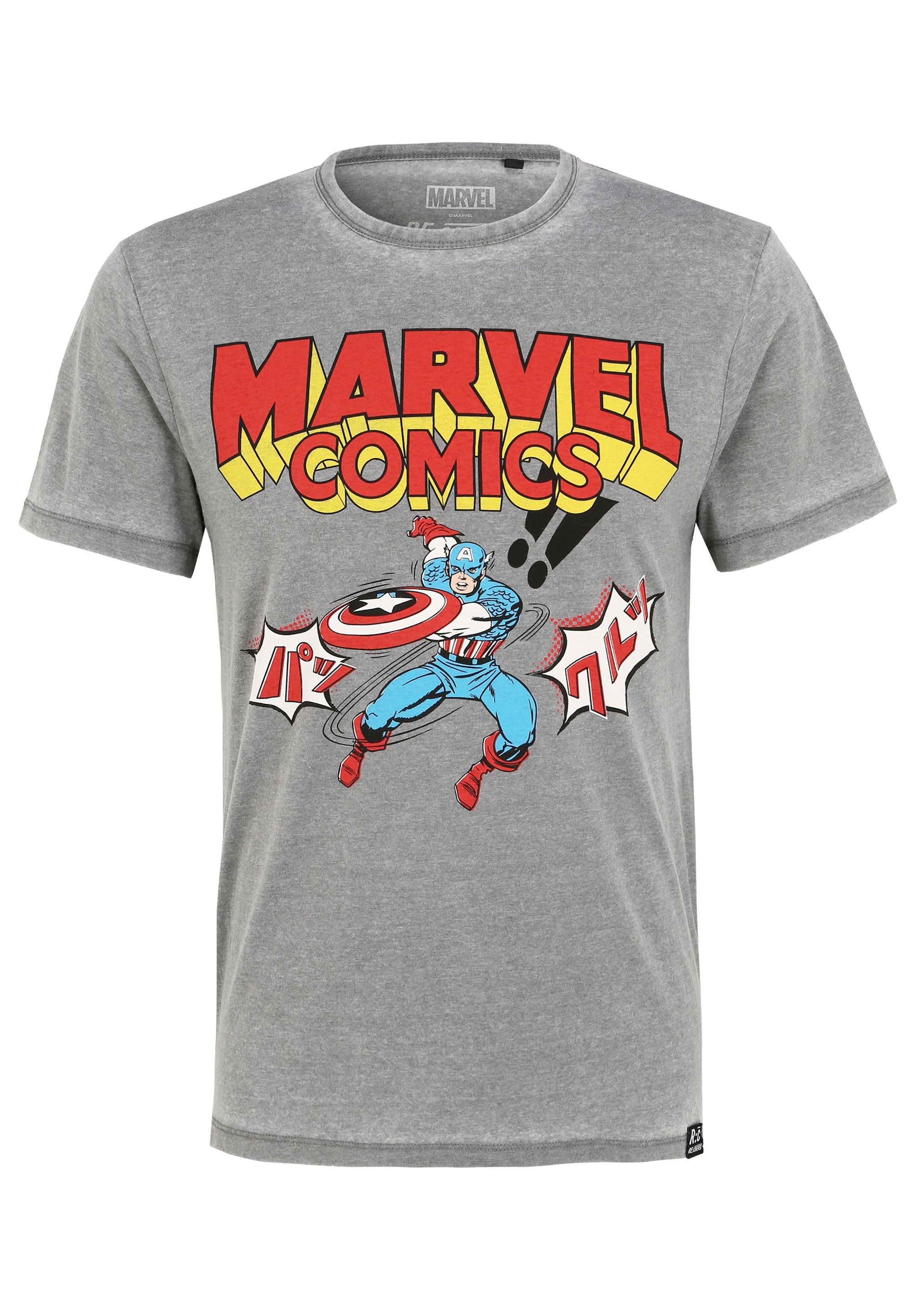 Recovered T-Shirt "Marvel Comics Captain America Japan", mit coolem Captain günstig online kaufen