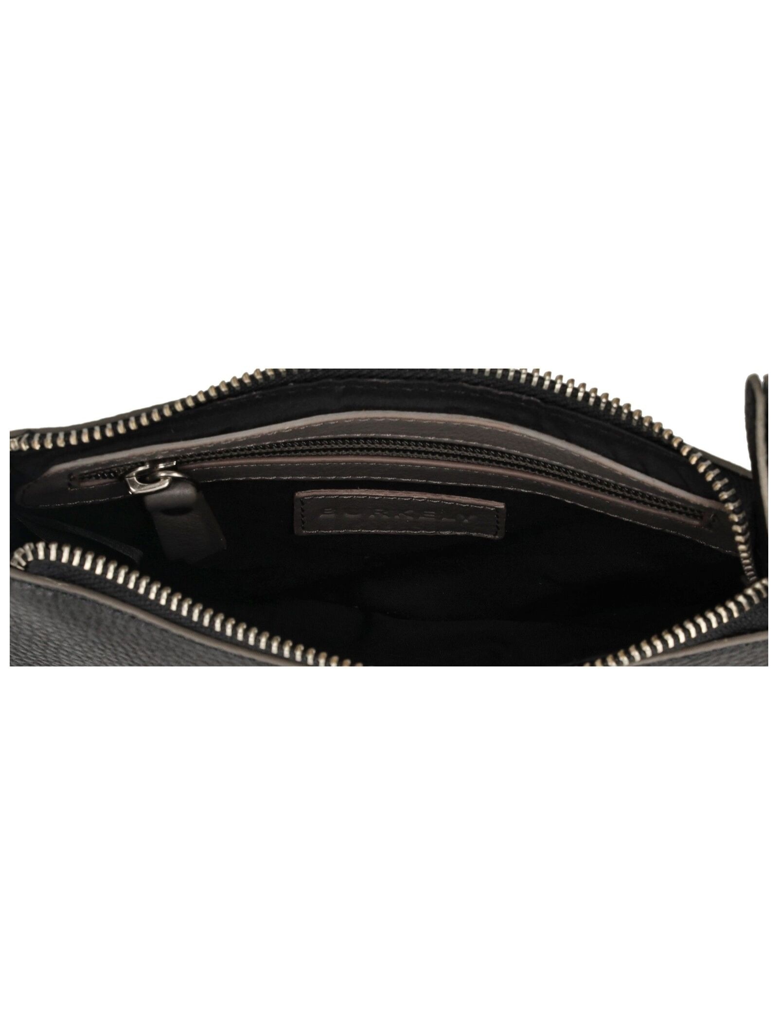 Umhängetasche BURKELY "BURKELY Taschen Leder", Damen, Gr. onesize, schwarz, Leder, Taschen Umhängetasche 2