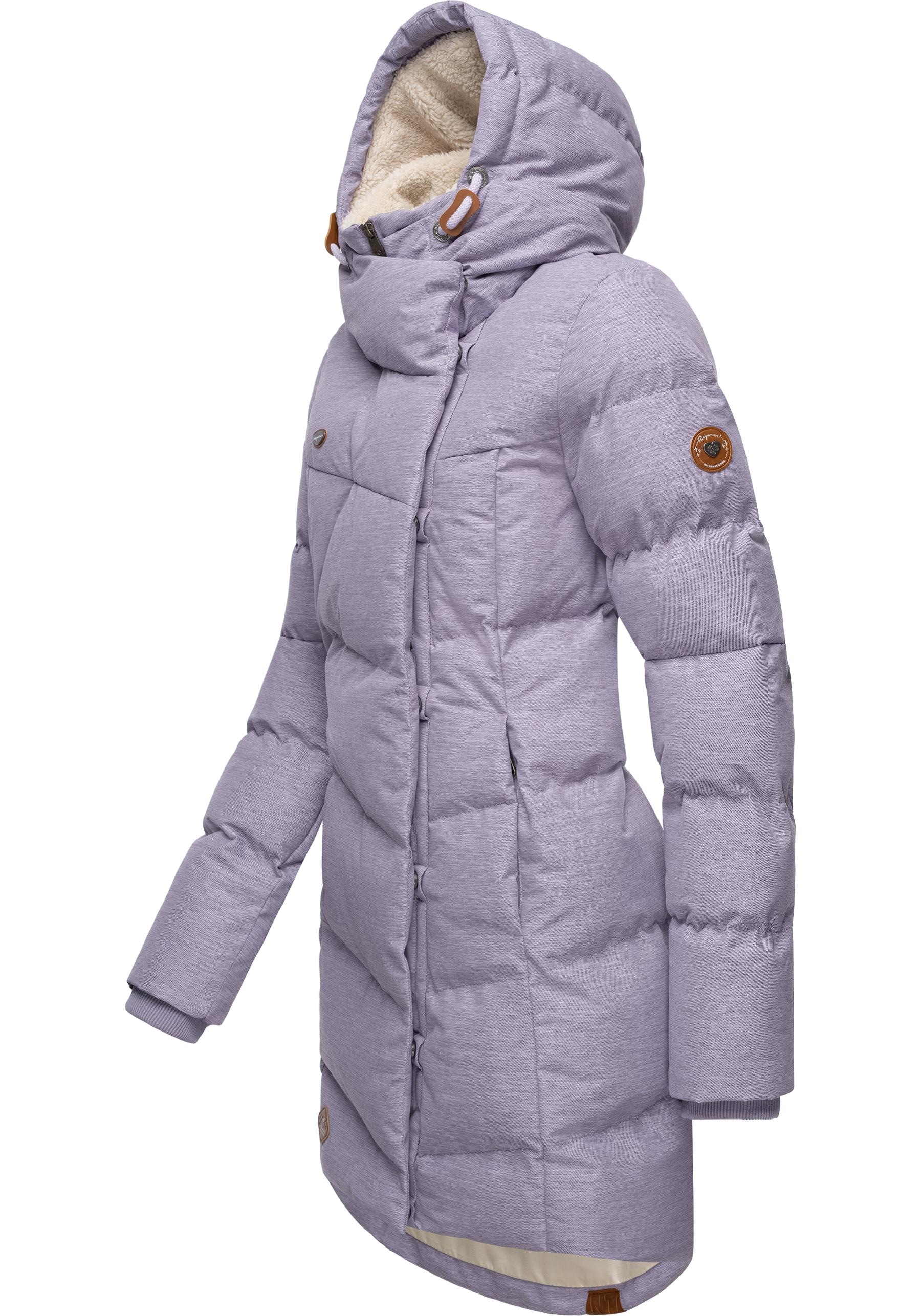 Ragwear Wintermantel »Pavla«, stylischer Winterparka mit Teddyfutter und Kapuze