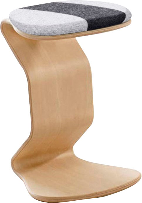 Mayer Sitzmöbel Sitzhocker "1116", (1 St.), NEST NATURE Hocker medium mit flachem Kokos-Sitzpolster 1116