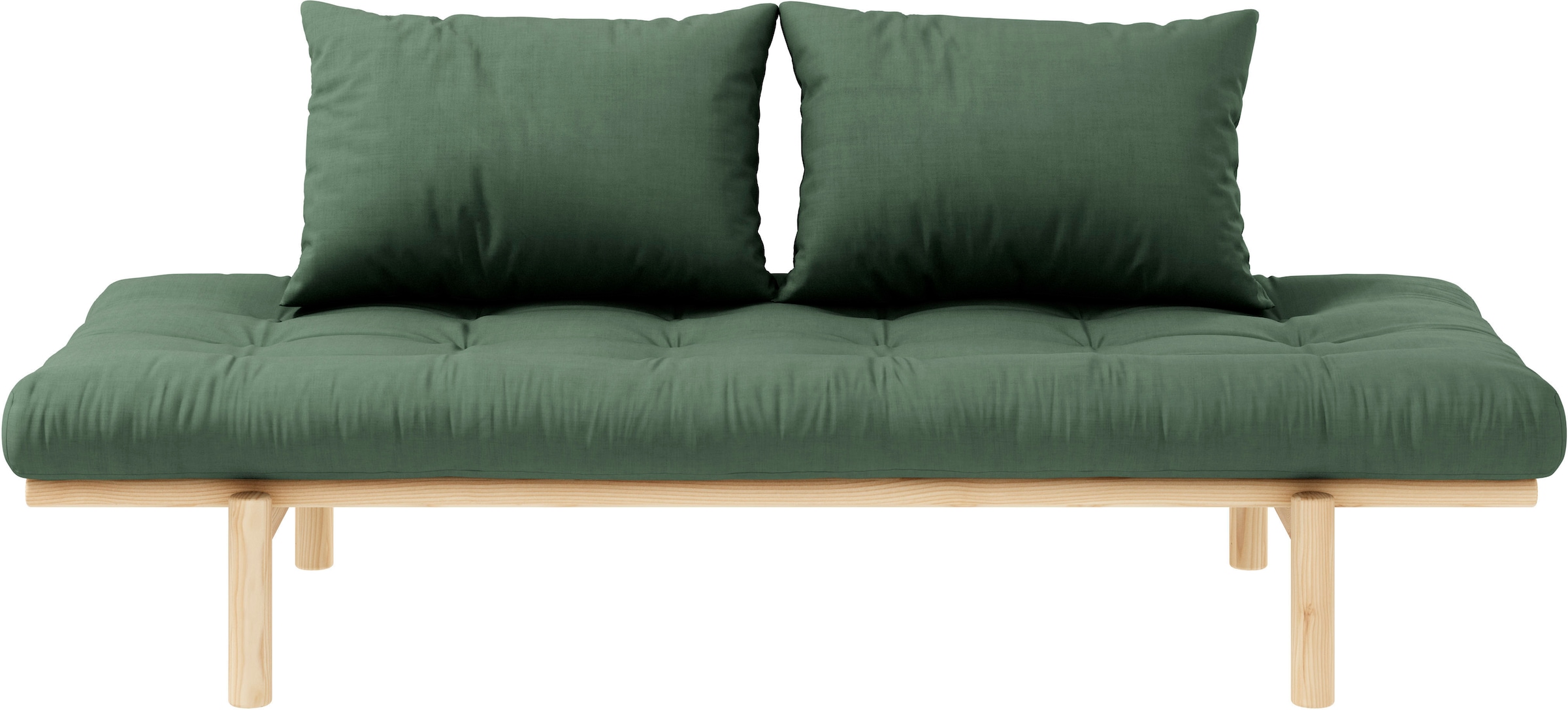 Karup Design Daybett "Pace" Set, 2 Stk. tlg. aus massiven Kiefernholz, inkl. Futonmatratze