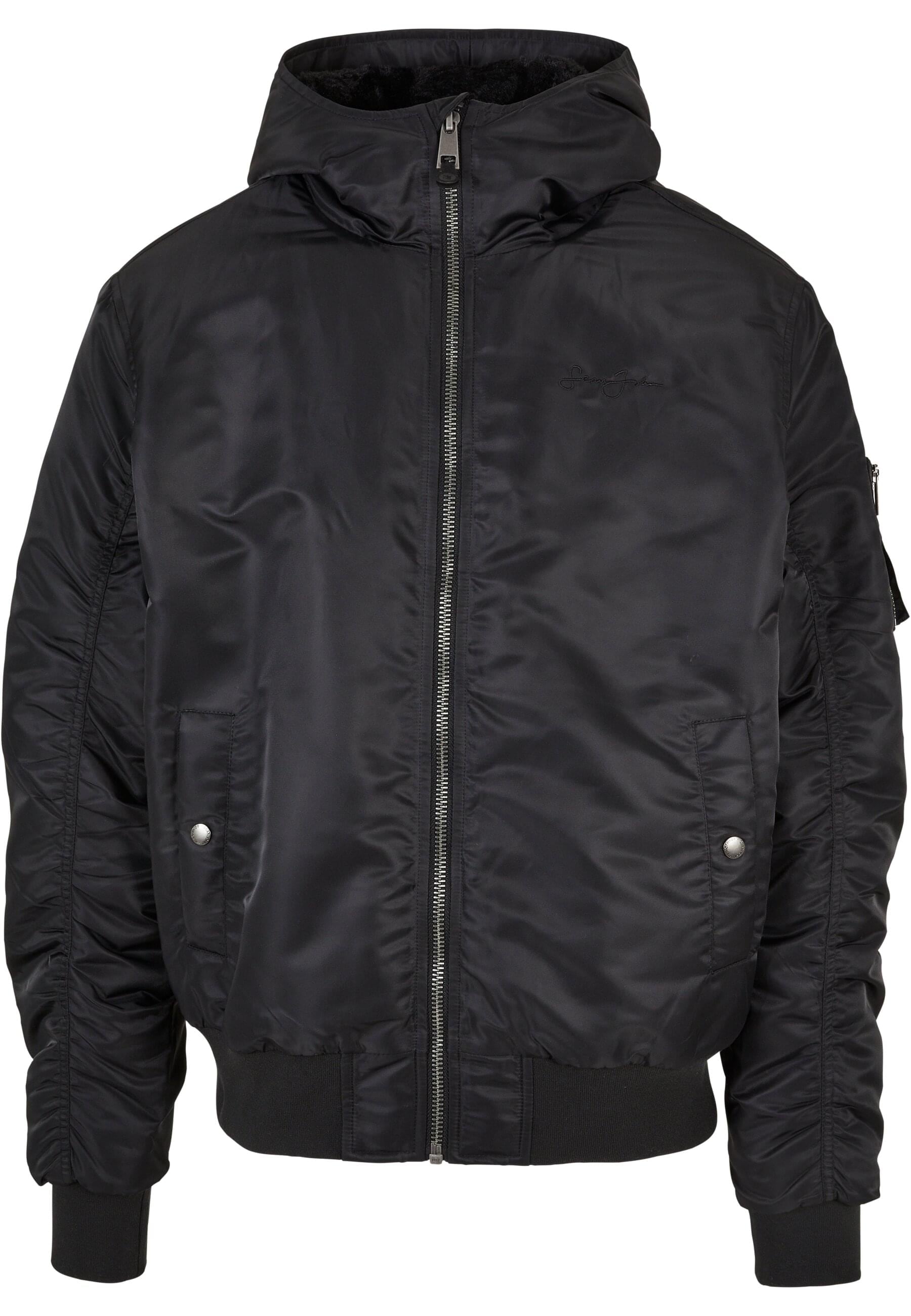 Sean John Allwetterjacke »Sean John Herren JM224-021-01 Script Logo Hooded Bomberjacket«, (1 St.), mit Kapuze