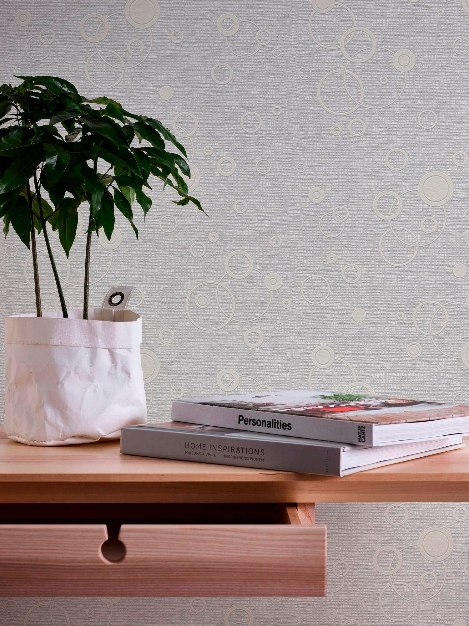 A.S. Création Vliestapete »Meistervlies«, geometrisch-grafisch-Motiv, Vlies Vinyl Wand Decke Schräge Tapeten Wohnzimmer Schlafzimmer Küche