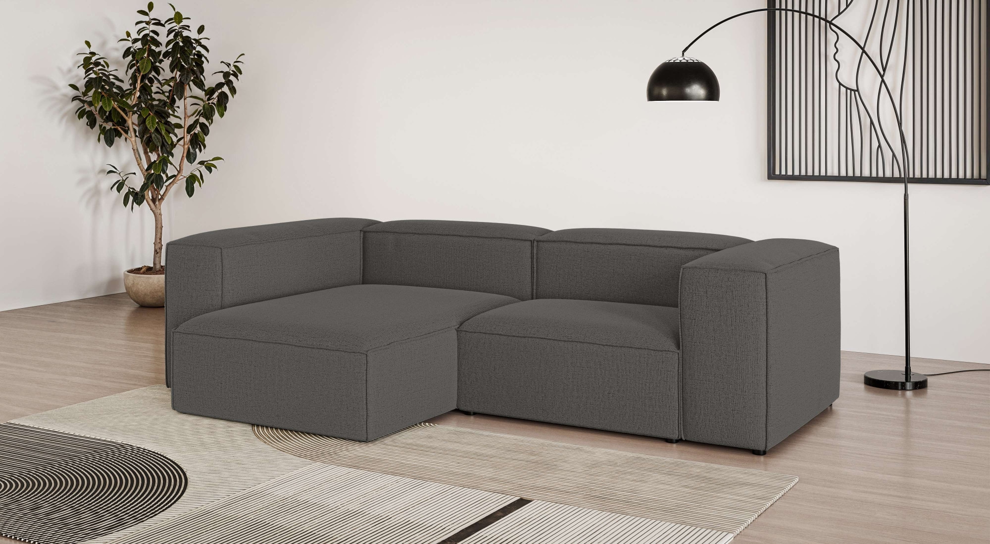 OTTO home Ecksofa "HAILY L-Form links/rechts, Modularsofa, Sitztiefe 70/130 cm" als Modul oder separat verwendbar, für individuelle Zusammenstellung
