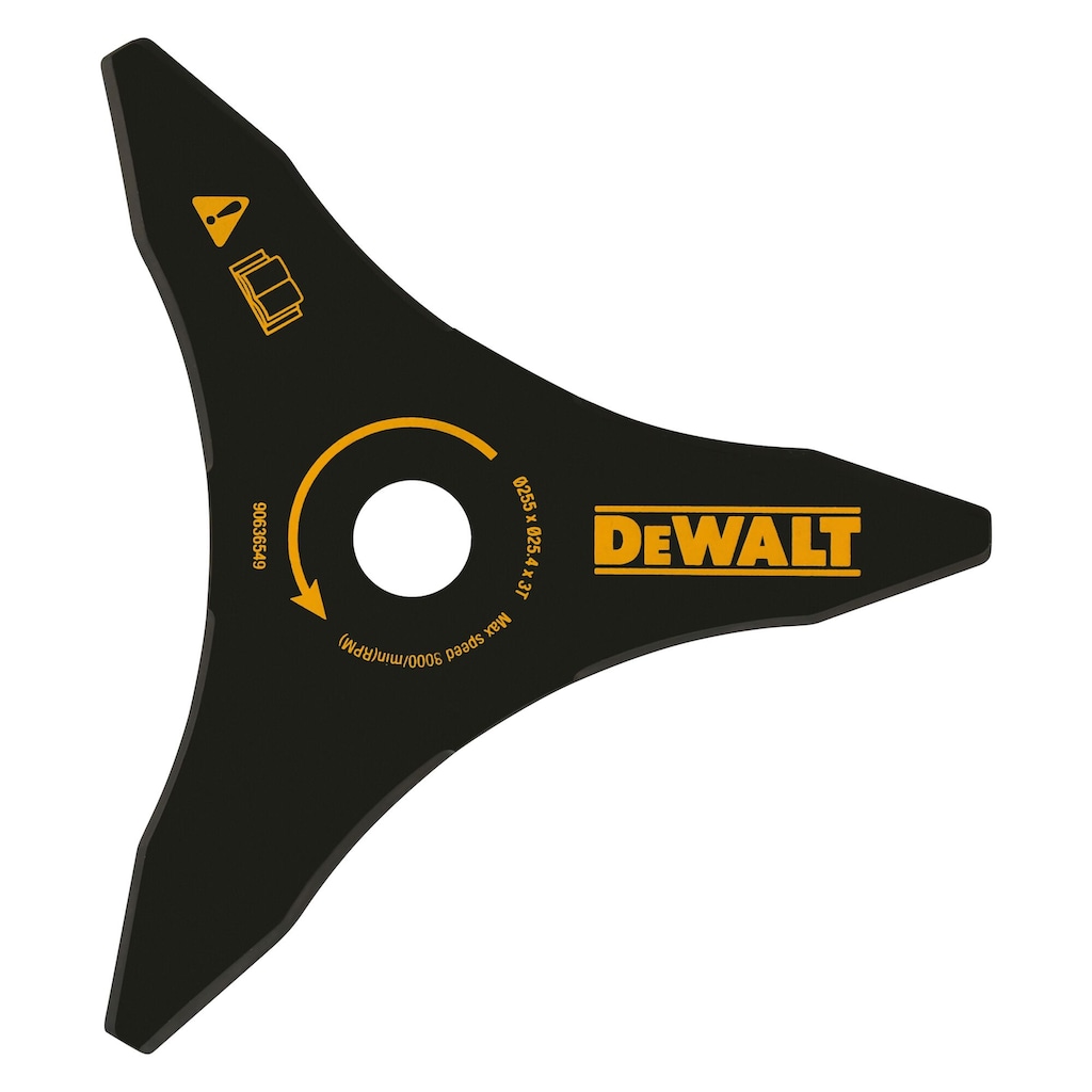 DeWalt Motorsensenmesser »DT20653-QZ Dickichtmesser, 3 Flügel für Akku-Motorsense, 25 cm«