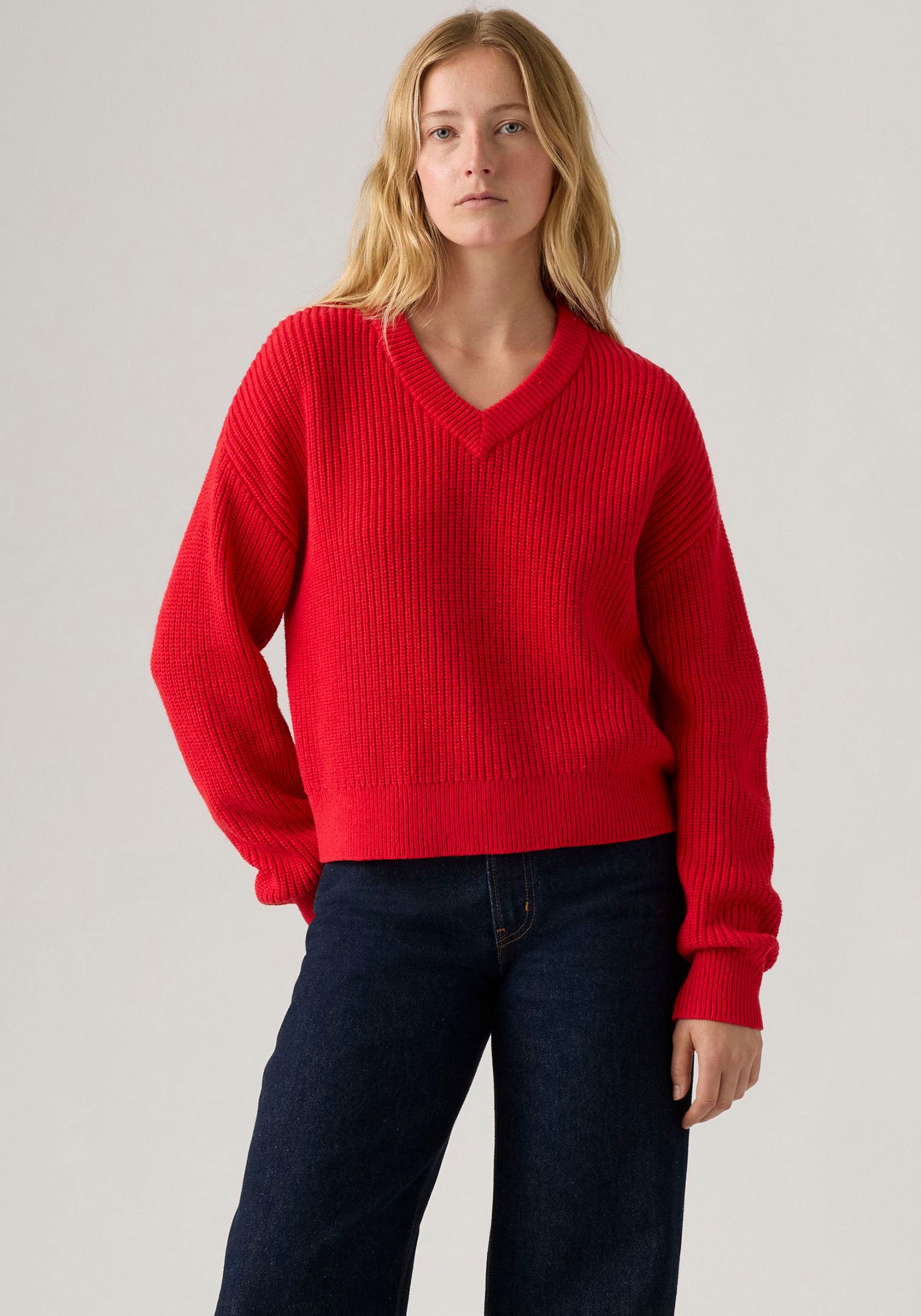 Levis Strickpullover "REESE VNECK SWEAT", mit V-Ausschnitt günstig online kaufen