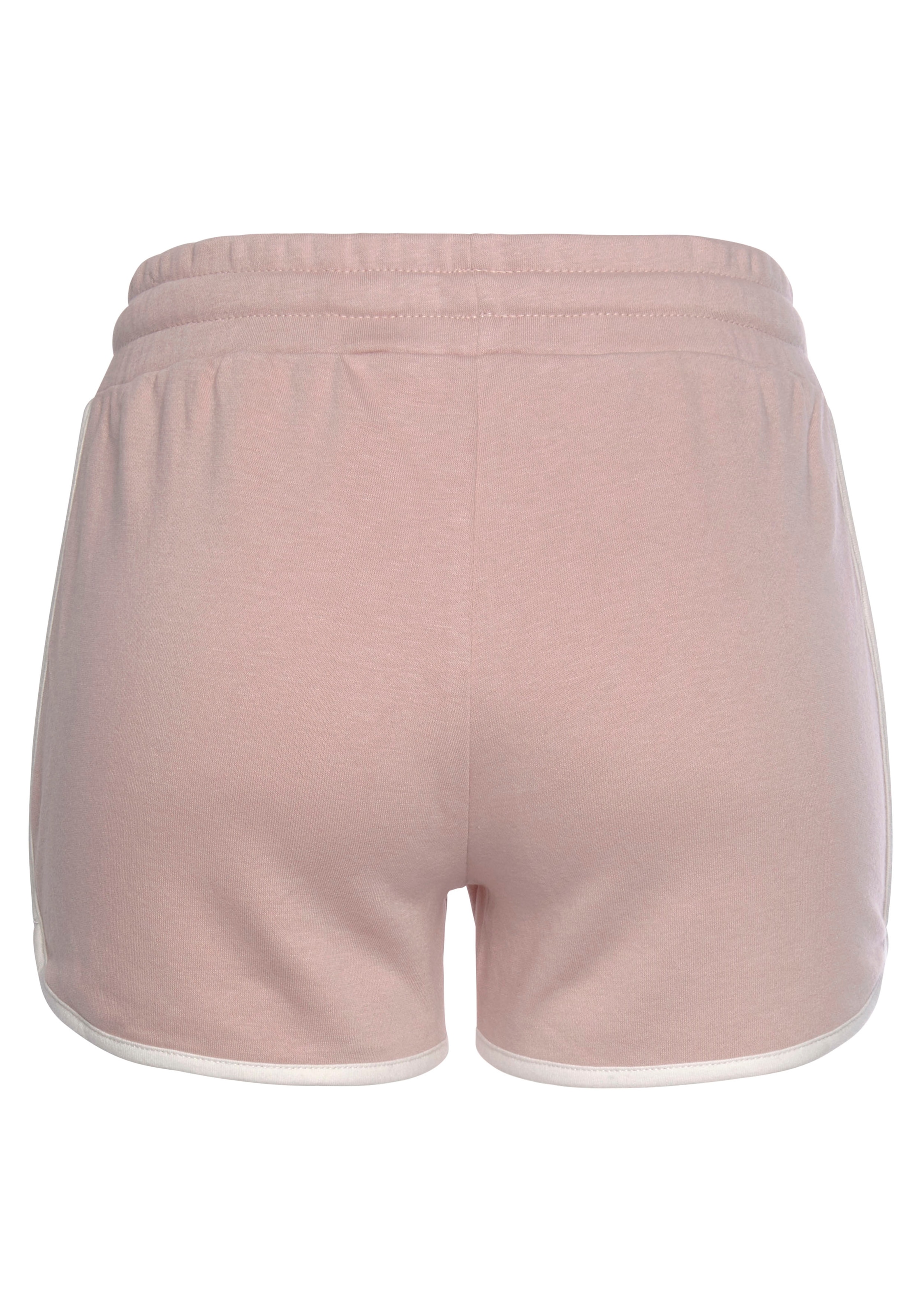 LASCANA Relaxshorts, mit Kontrastpaspeln, Loungeanzug
