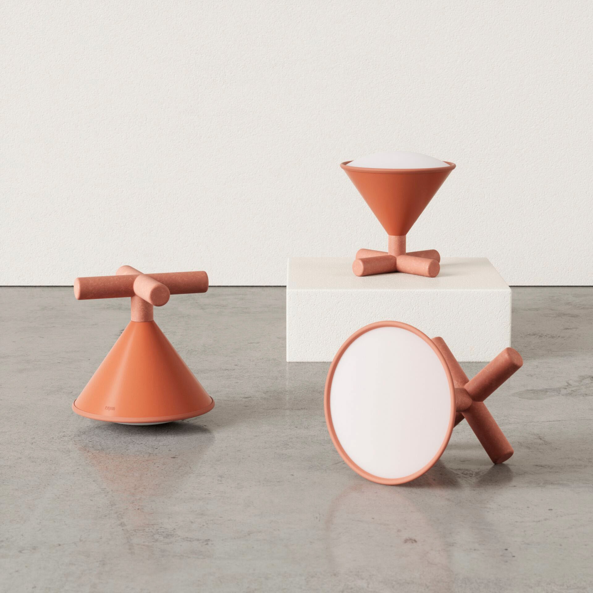 Umbra Dekolicht »Cono Portable Smart Lamp«, Tragbare Matter-kompatible Leuchte im verspielten Design