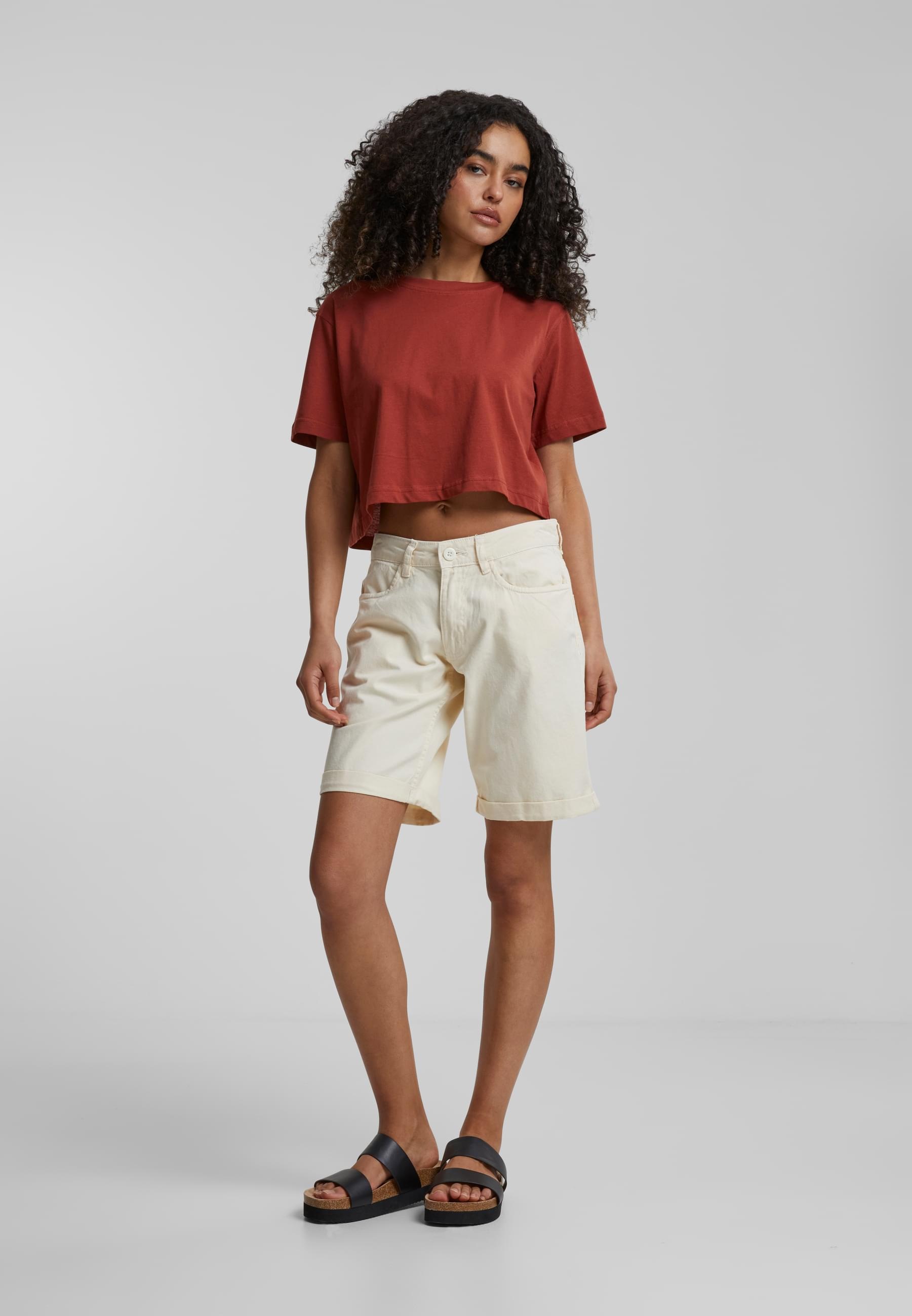 URBAN CLASSICS T-Shirt »Urban Classics Damen Ladies Short Oversized Tee«, (1 tlg.)