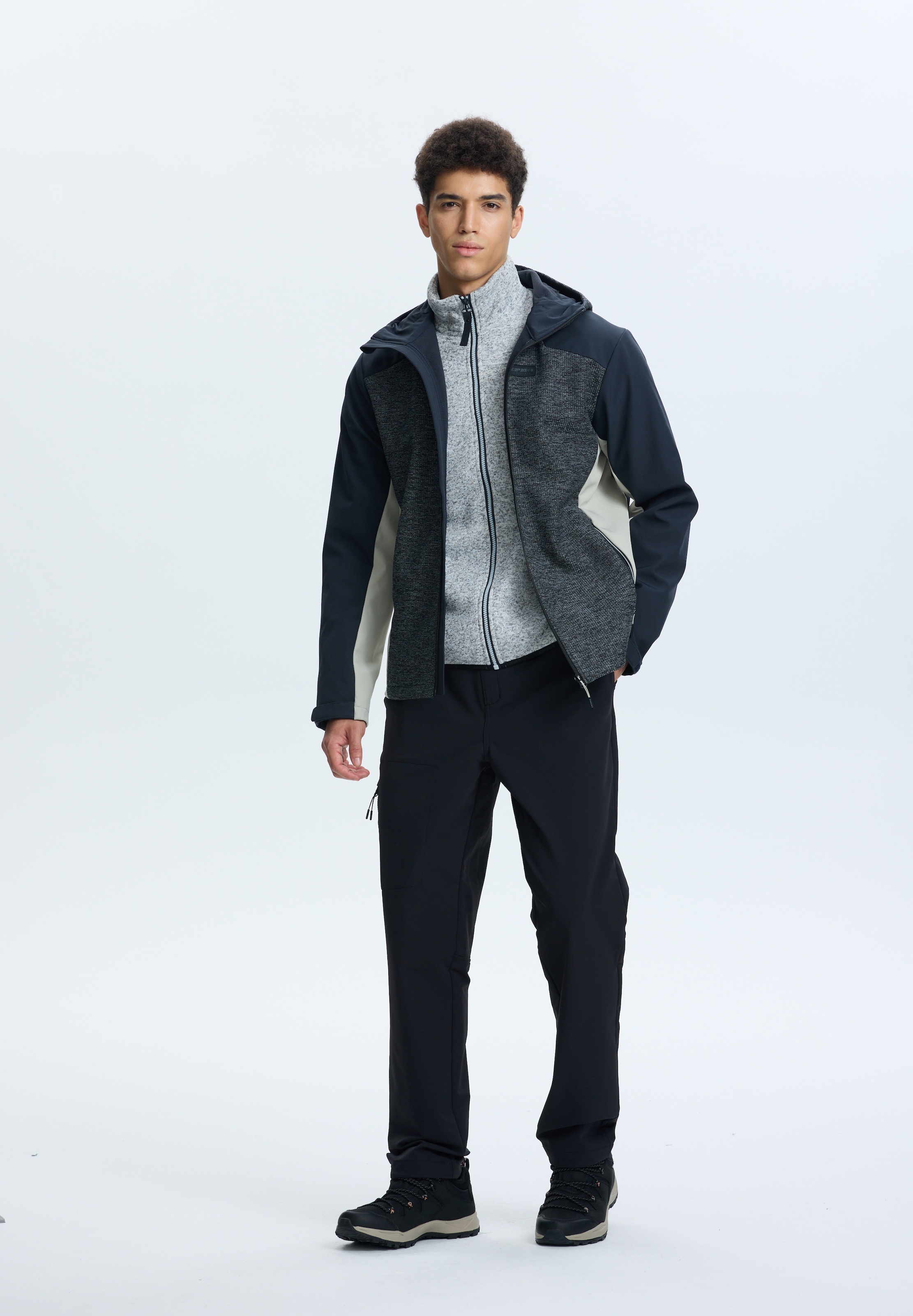 Icepeak Softshelljacke "BEEDEVILLE" 1 Stk. tlg. für sportliche Aktivitäten, günstig online kaufen