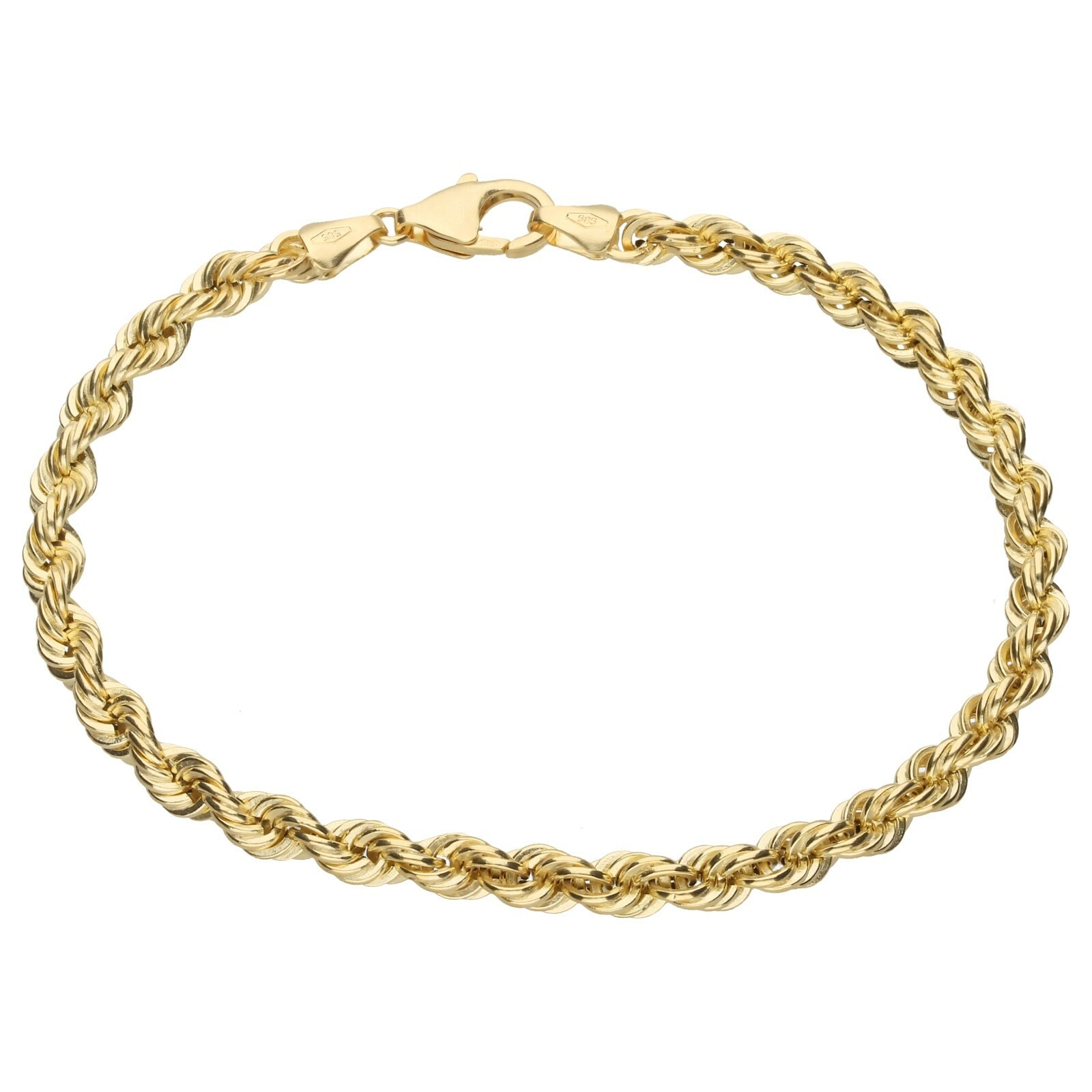 Armband »Kordelkette, hohl, Gold 585«