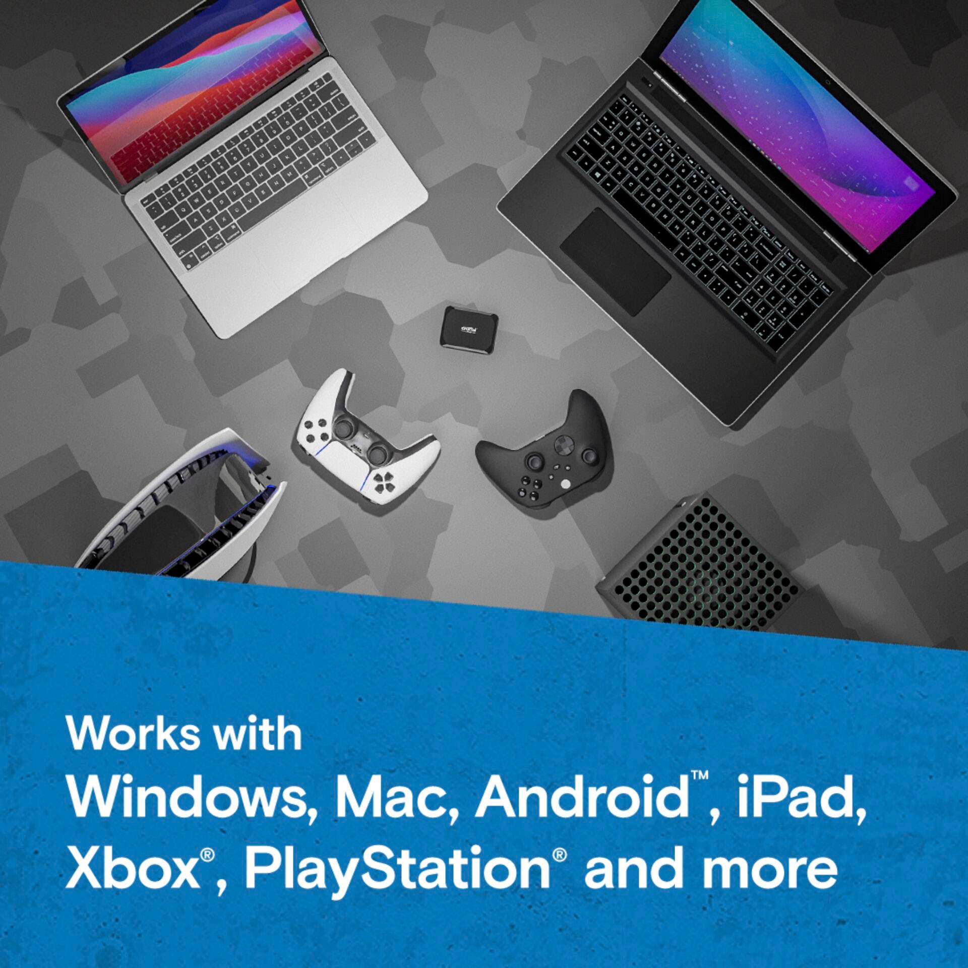 Crucial externe SSD »X9 1TB« 1 TB Anschluss USB-C