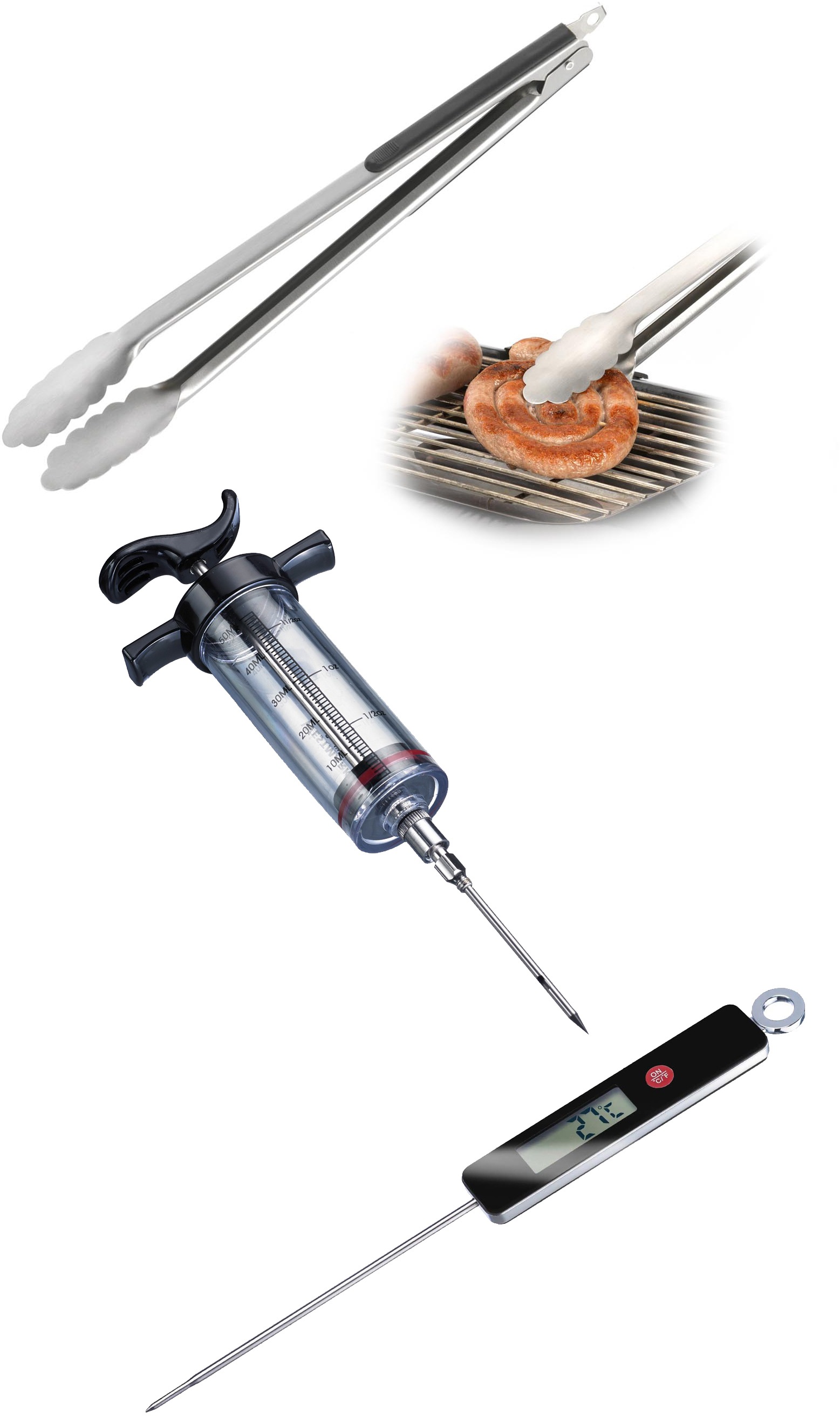 WESTMARK Grillbesteck-Set, (Set, 3 tlg.)