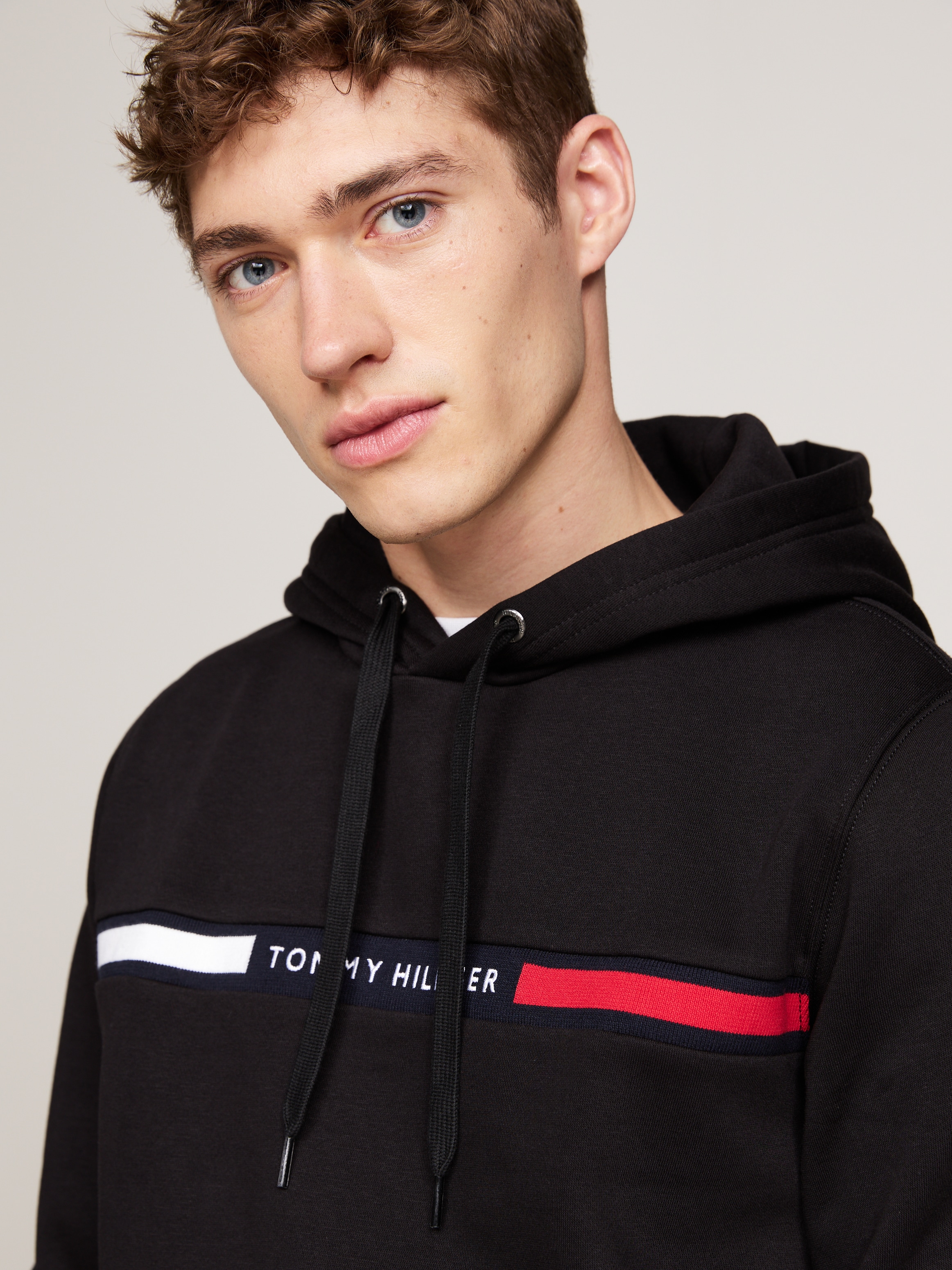 Tommy Hilfiger Kapuzensweatshirt "HILFIGER CHEST INSERT HOODY", mit Kapuze, günstig online kaufen