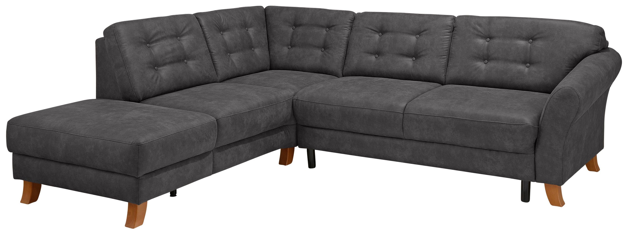 Home affaire Ecksofa »Trondheim L-Form«, mit Federkern