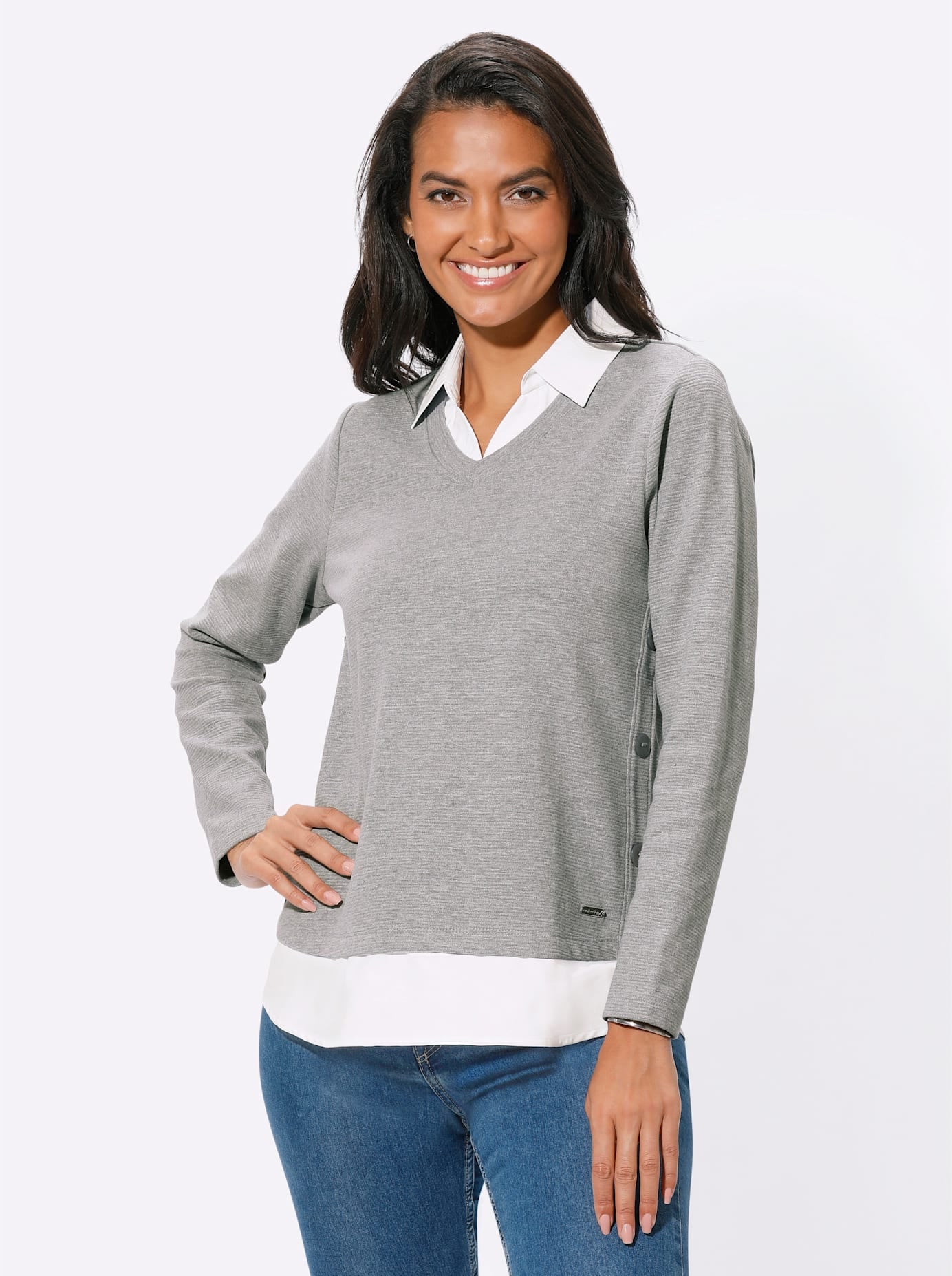 Casual Looks 2-in-1-Shirt "Shirt" 1 Stk. tlg. günstig online kaufen
