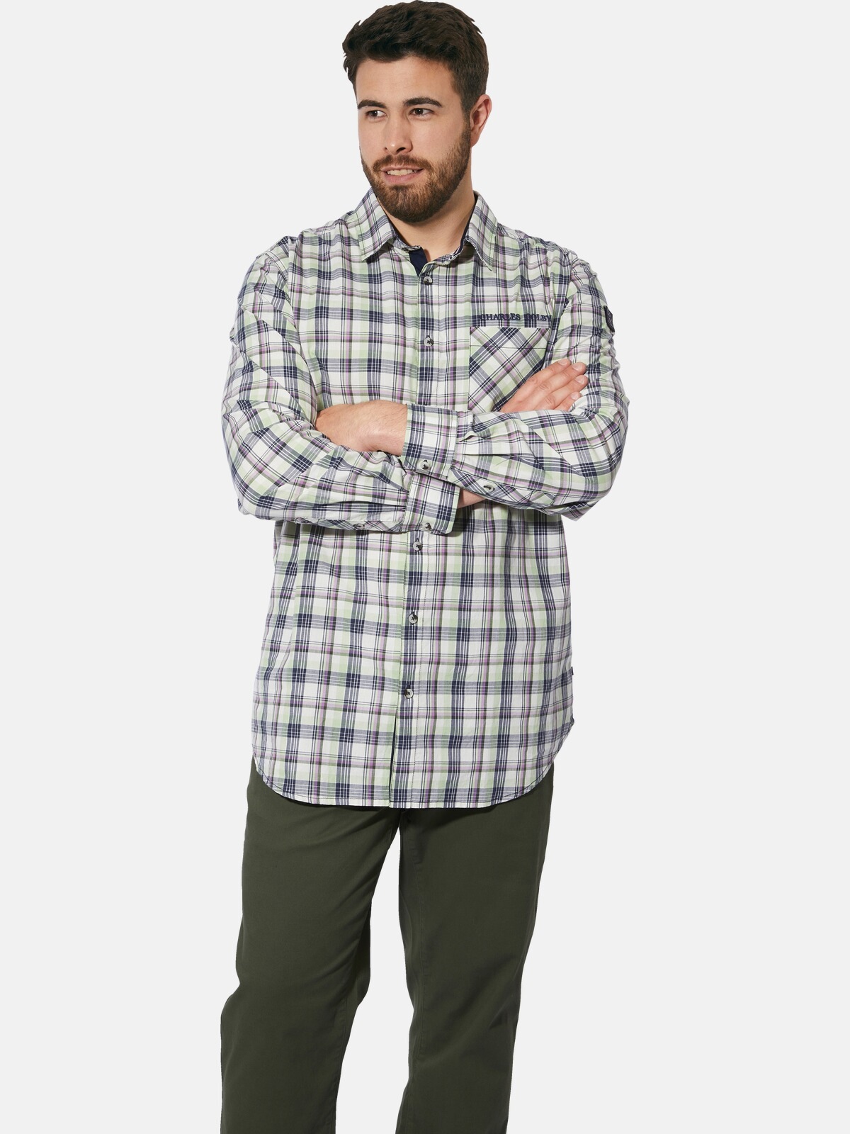 Charles Colby Karohemd "Hemd DUKE ARCHIBINE" 1 günstig online kaufen