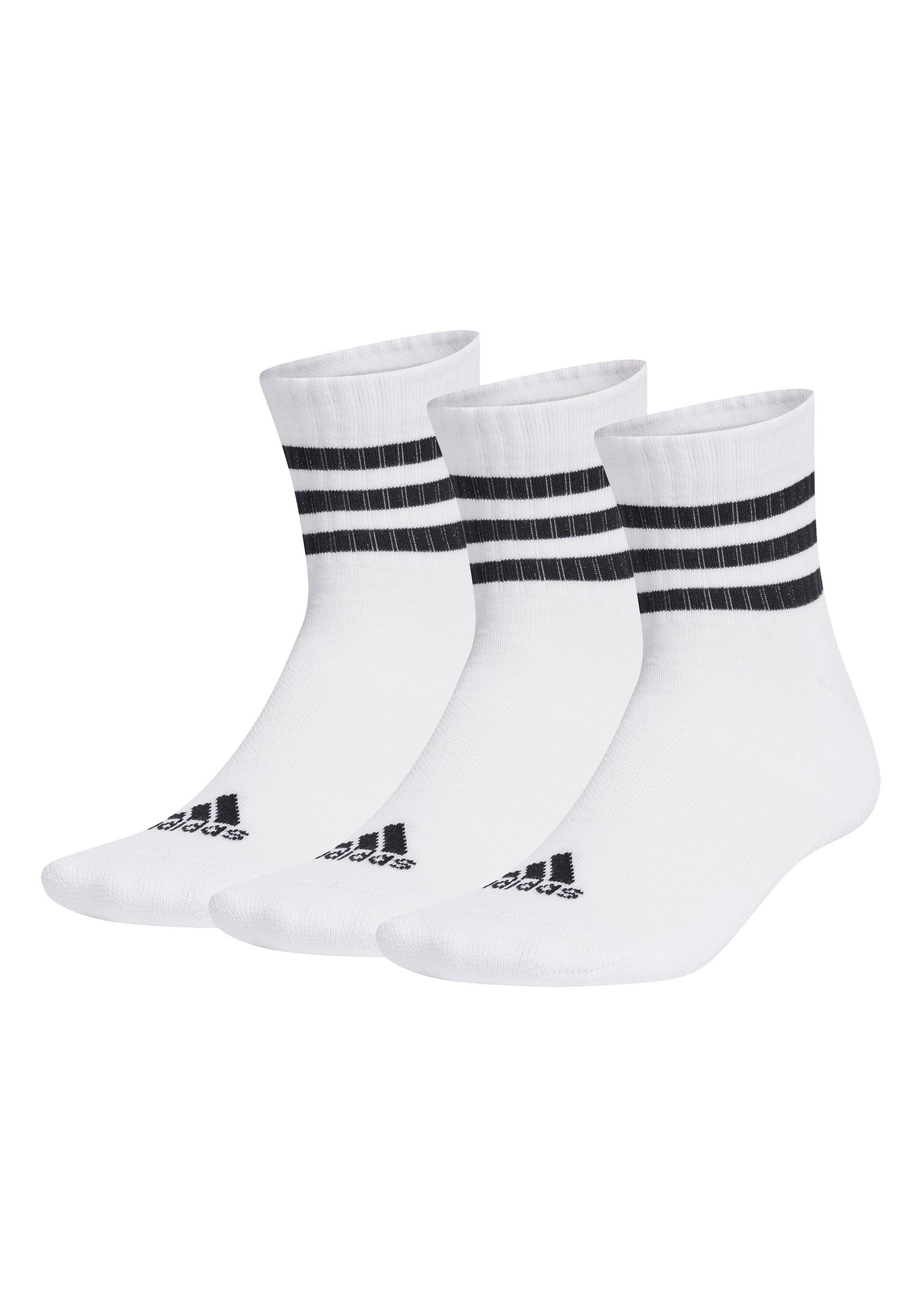 adidas Originals Kurzsocken "Socken 3-Stripes Cushioned Sportswear Mid-Cut günstig online kaufen