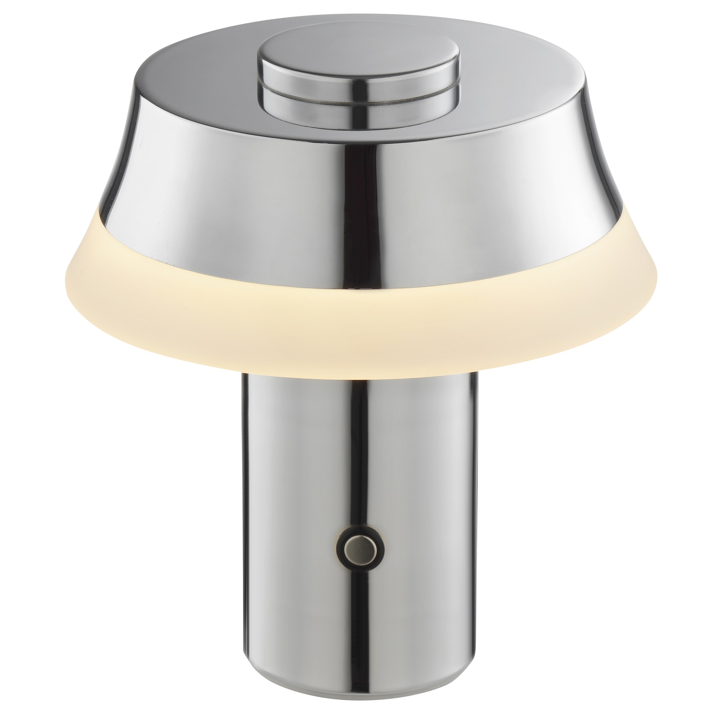 Brilliant LED Tischleuchte »Kinich« LED-Modul 1 Stk. Warmweiß LED Akku-Leuchte, 17 cm, 240 lm, per wireless charging & USB ladbar