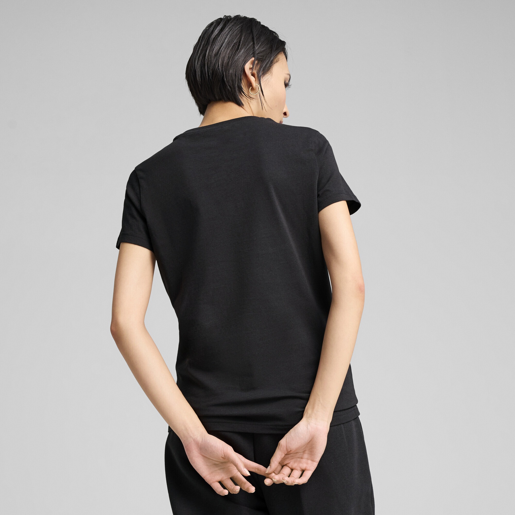 PUMA T-Shirt »ESS METALLIC No. 1 Logo T-Shirt Damen«