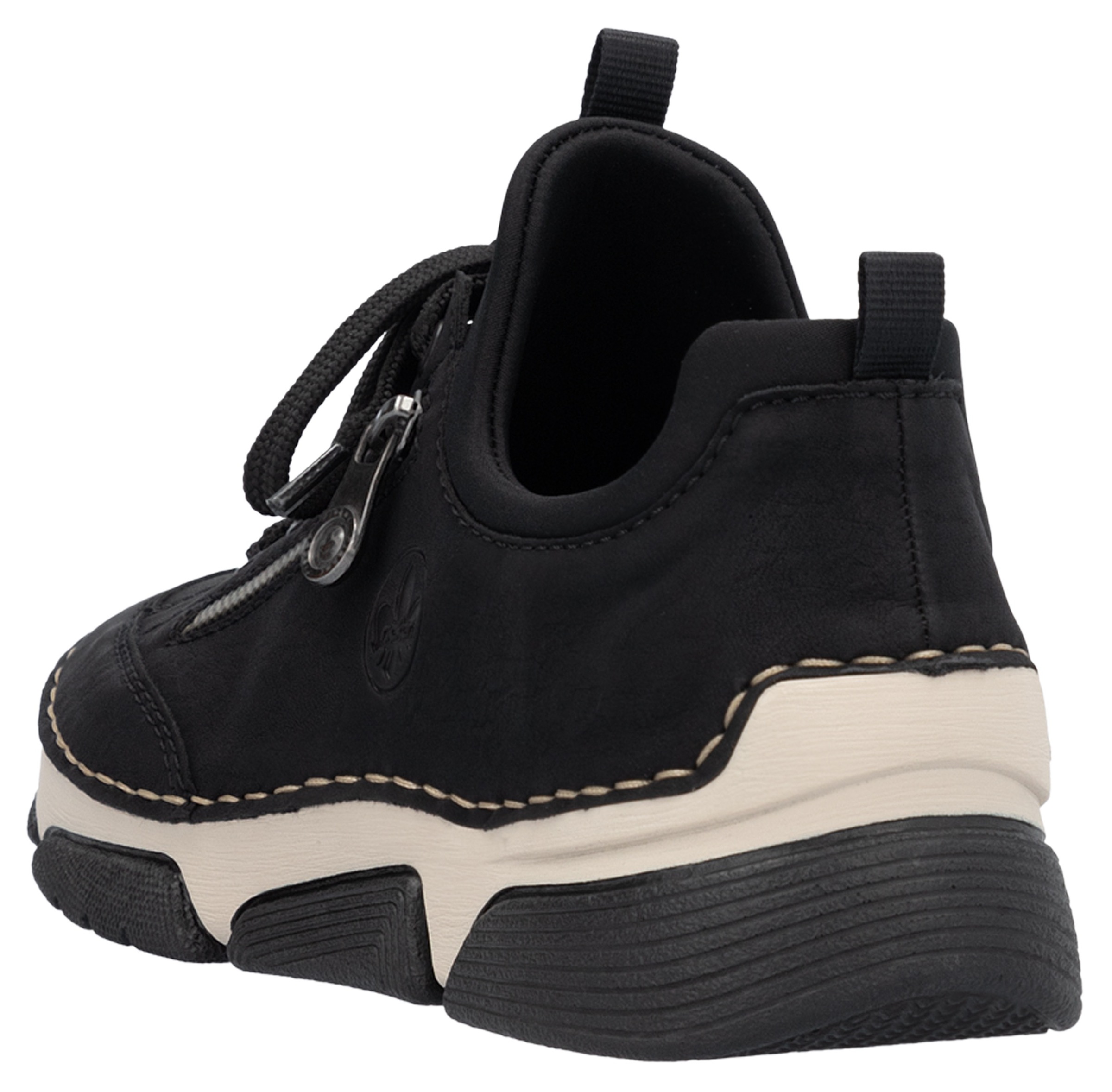 Rieker Slip-On Sneaker, Schlupfschuh, Halbschuh, Freizeitschuh mit weicher Innensohle