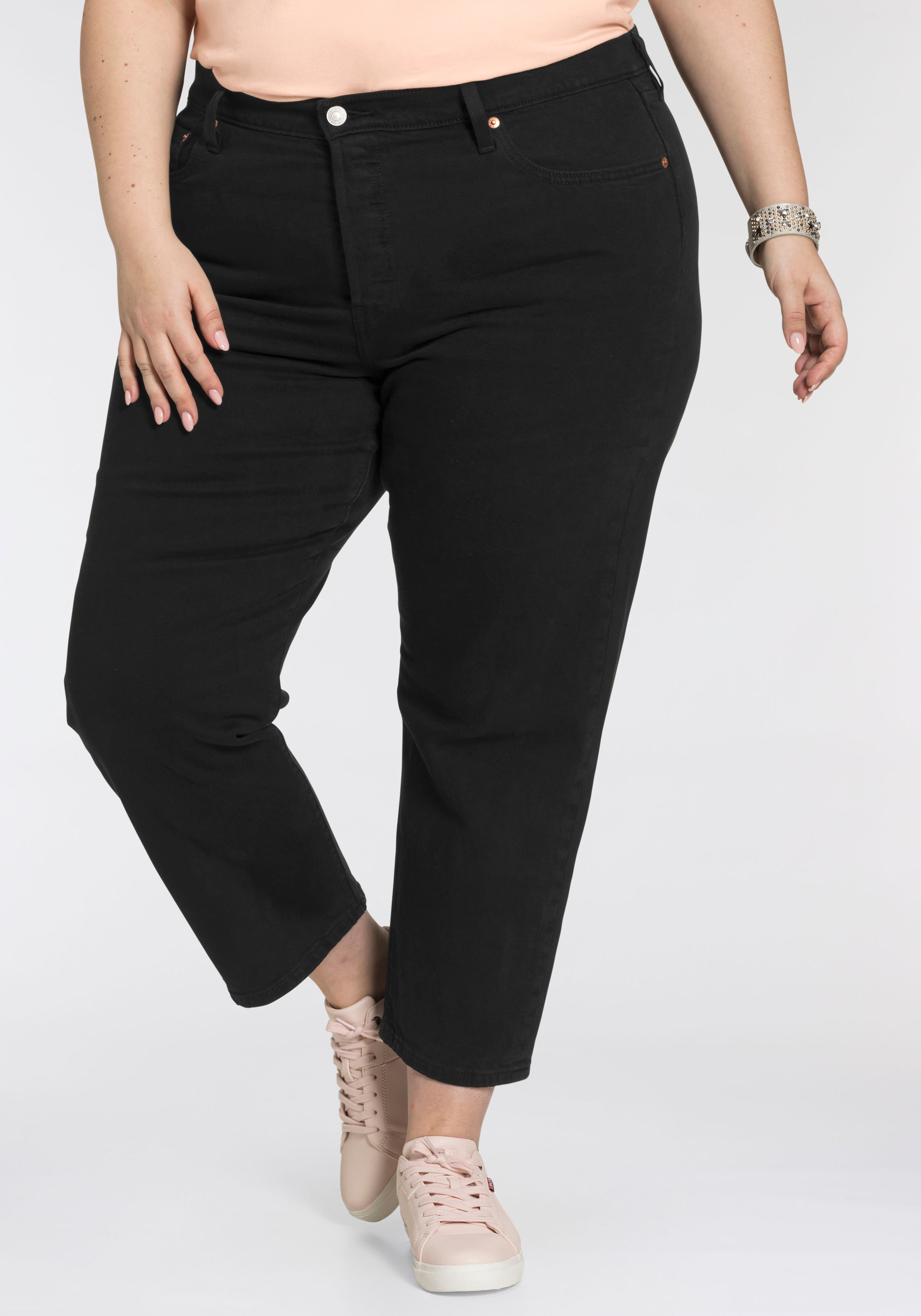 Levi's® Plus 7/8-Jeans »501® CROP«, in klassischer Leibhöhe