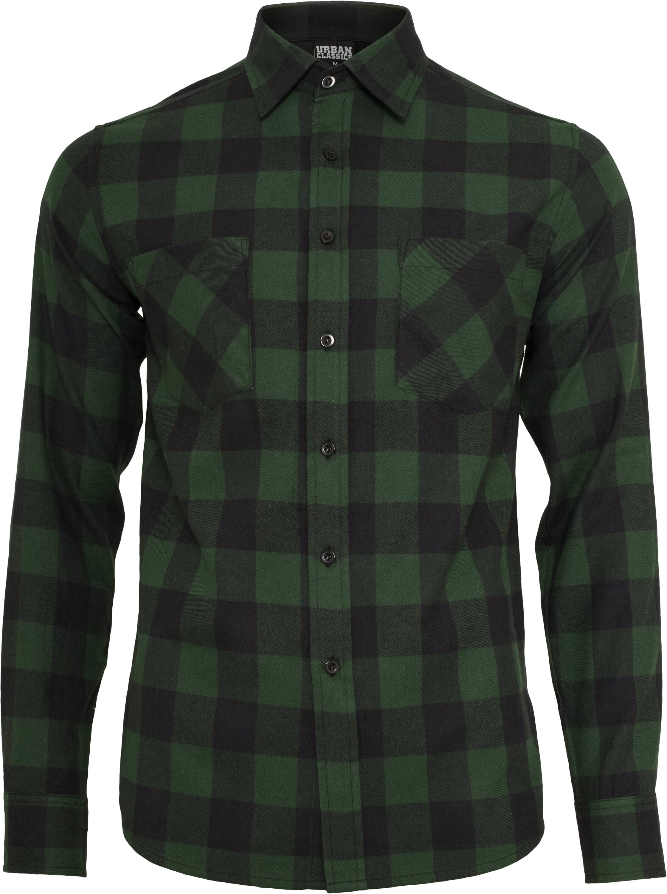 URBAN CLASSICS Langarmshirt »Checked Flanell Shirt«, (1 tlg.) ▷ bestellen |  BAUR
