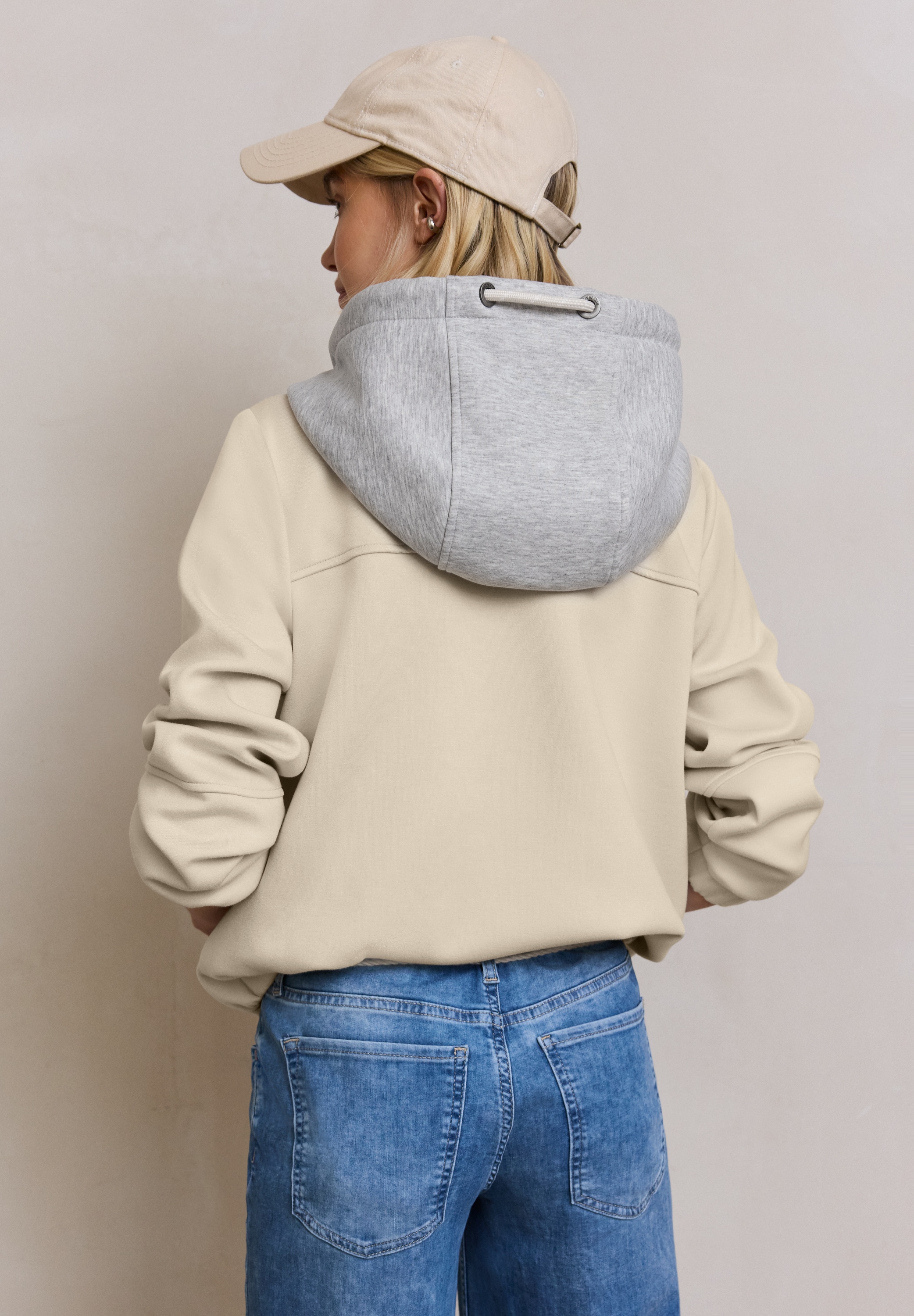 STREET ONE STUDIO Bomberjacke mit Kapuze mit Kapuze