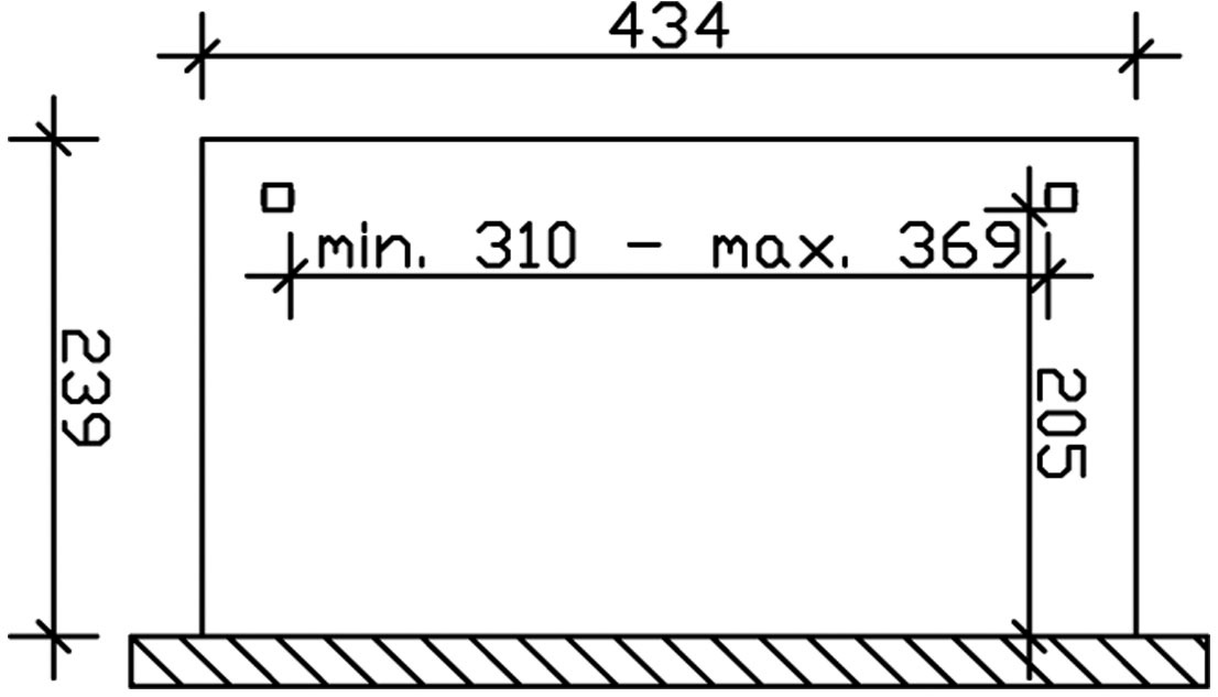 Skanholz Terrassendach »Verona«