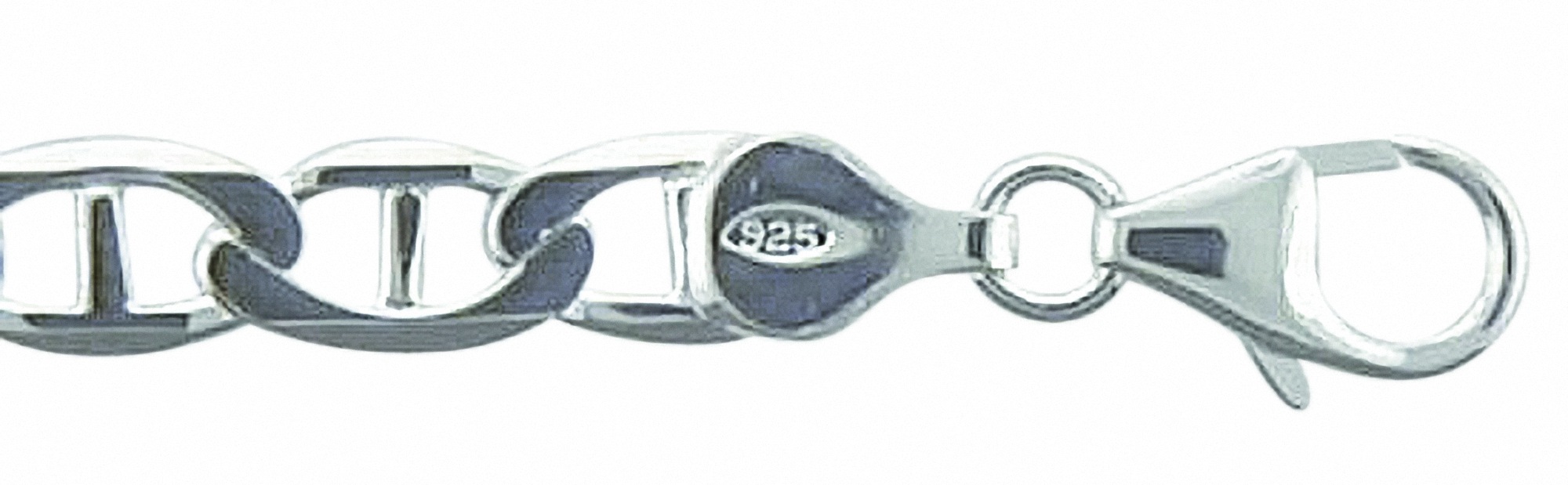 ADELIA ́S Damen Armband "19 cm Stegpanzer Armband 925 Silber", 19cm, Silber 925 (Sterlingsilber)silber, Silber 925 (Sterlingsilber), Armbänder,