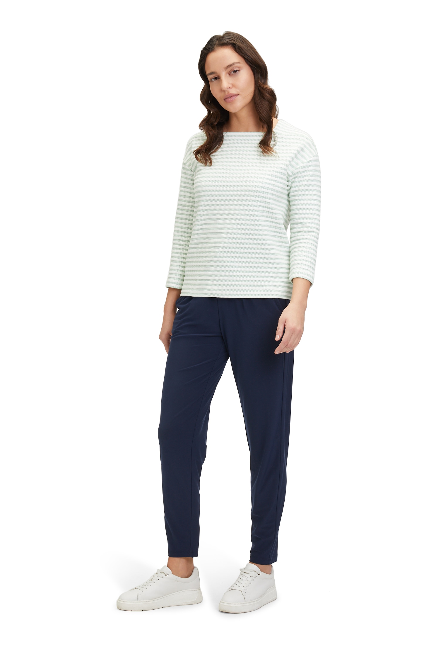 Betty&Co 3/4-Arm-Shirt »Betty & Co Ringelshirt mit U-Boot-Ausschnitt«, (1 tlg.), Material