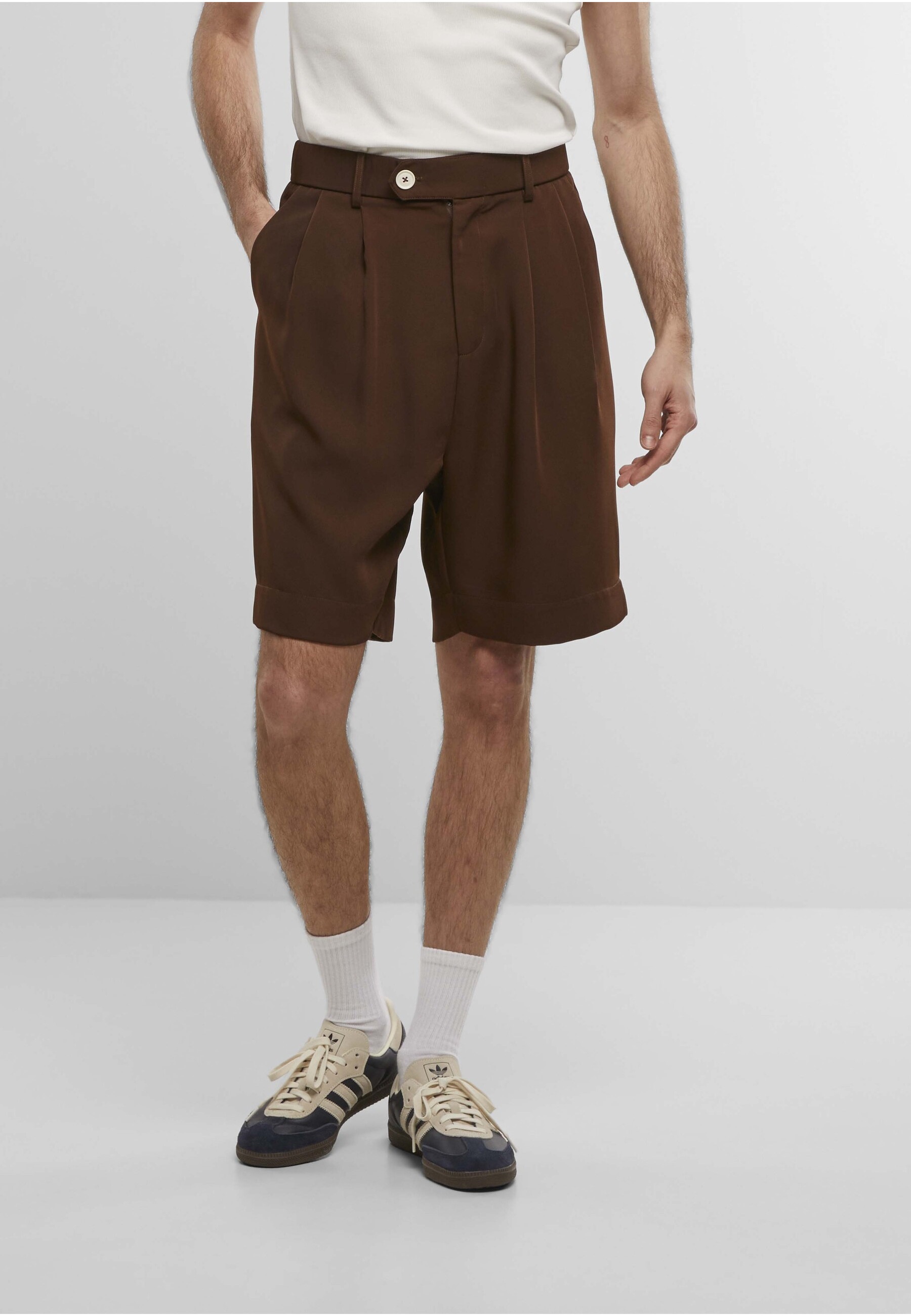 Another Cotton Lab Chinoshorts »Another Cotton Lab Double Pleated Shorts«