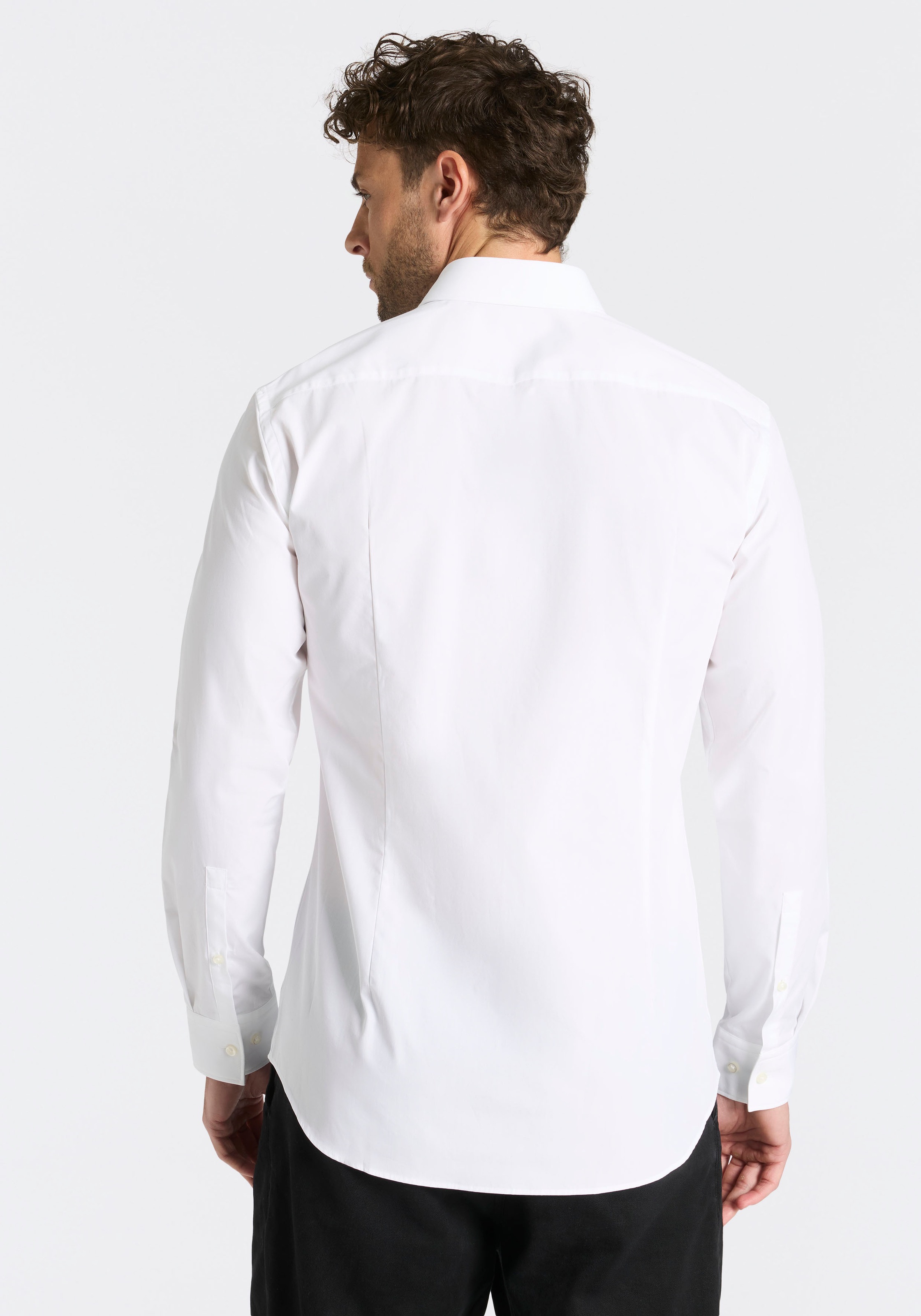 Thumbnail - HUGO Langarmhemd "Kenno" Slim-Fit Hemd aus bügelleichter Baumwoll-Popeline