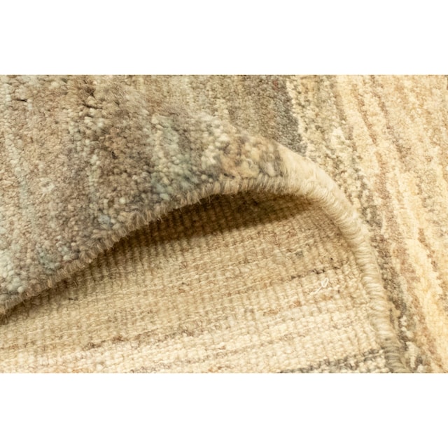morgenland Wollteppich »Gabbeh Teppich handgeknüpft grau«, rechteckig,  handgeknüpft bestellen | BAUR
