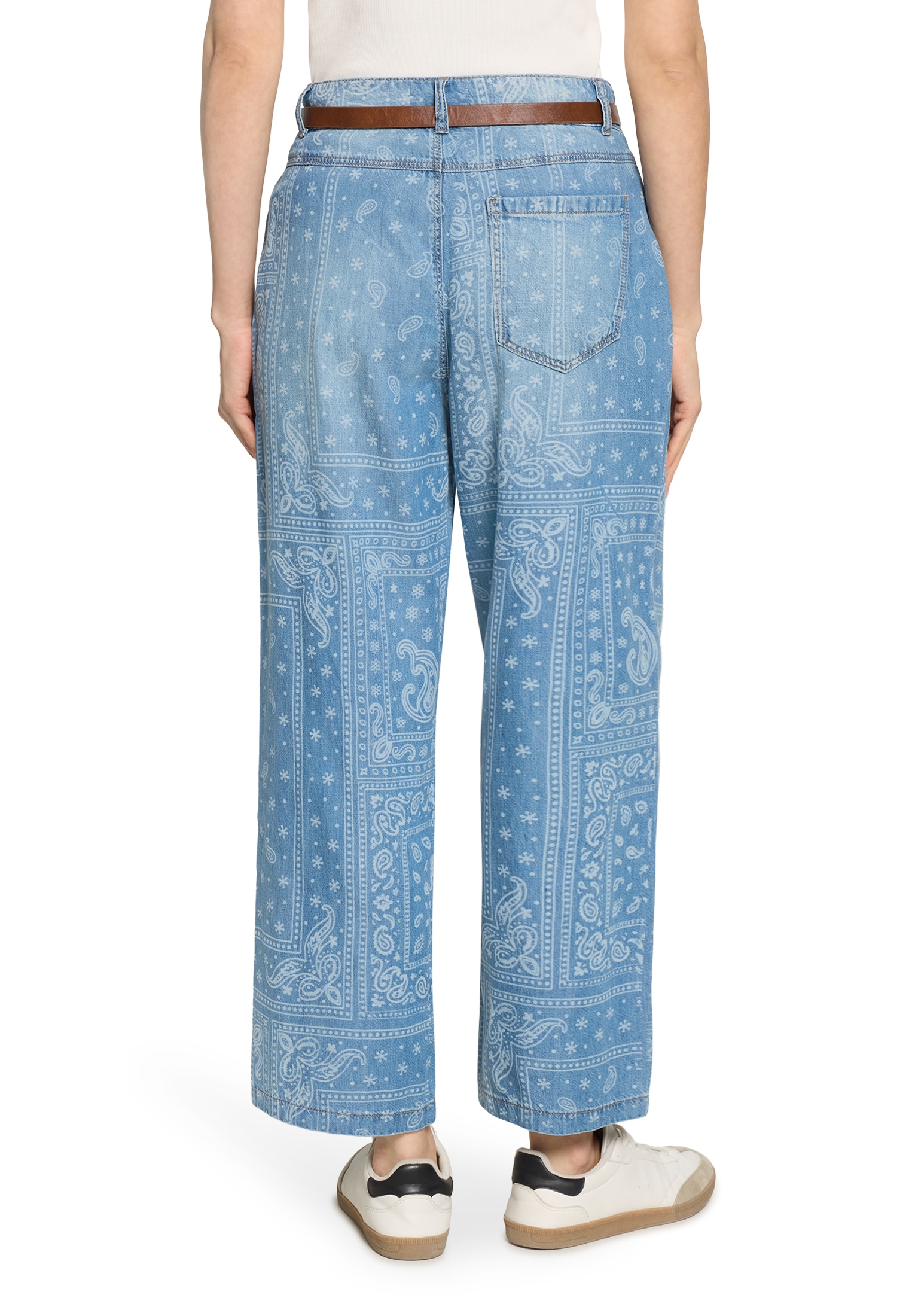 Cartoon Stoffhose »Damen mit Gürtel«