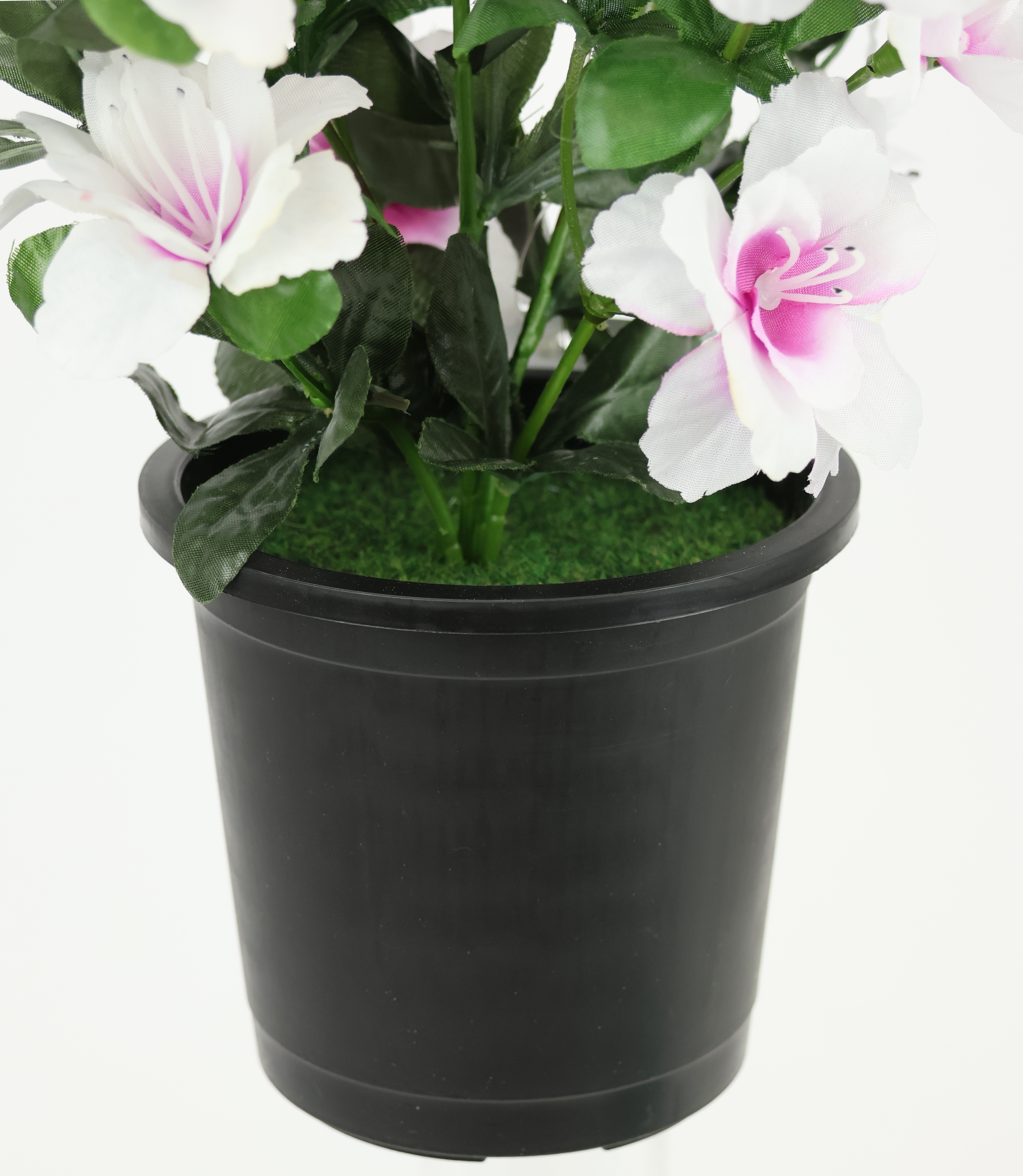 Thumbnail - I.GE.A. Kunstblume "Kunstblume Azaleen im Topf", Blume Kunstpflanze Blumendeko Tischdeko Zimmerpflanze